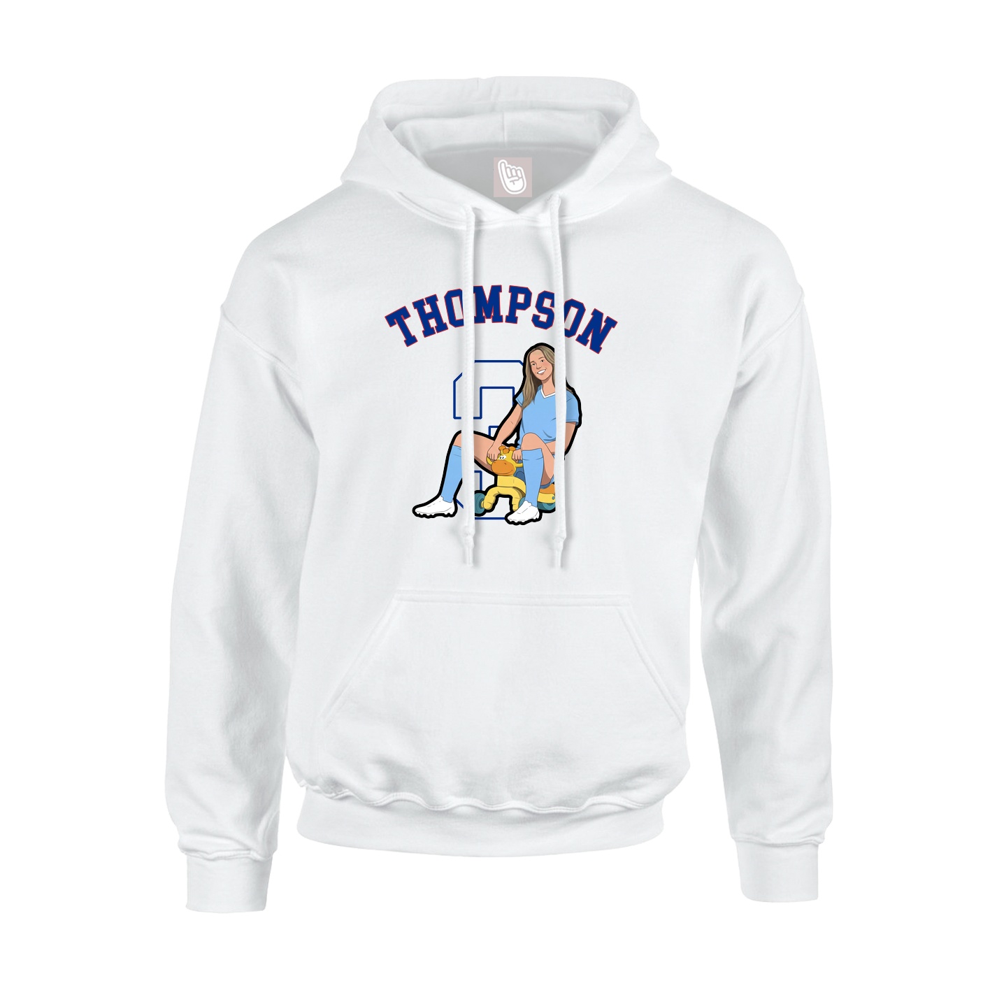 Hoodie — Shirsey Arch in White