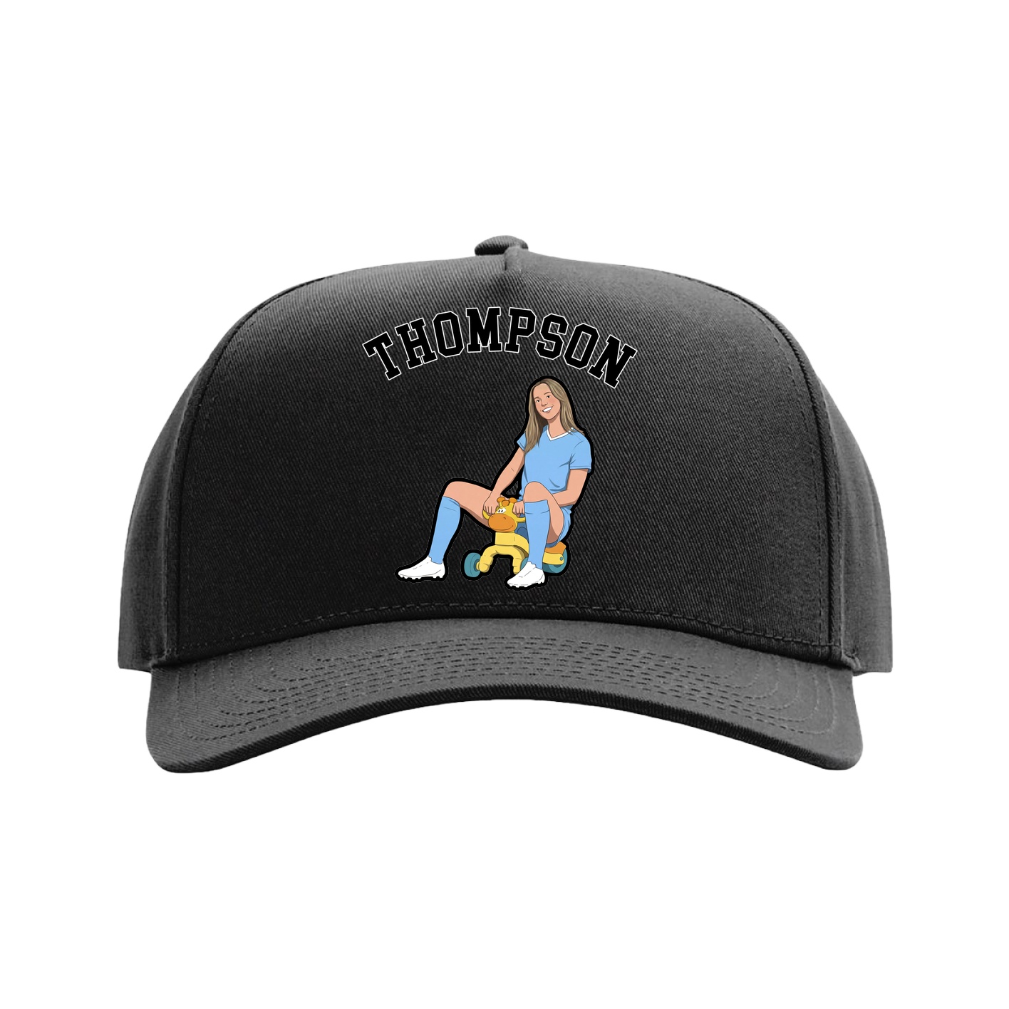 Full Fabric Five-Panel Champ Cap