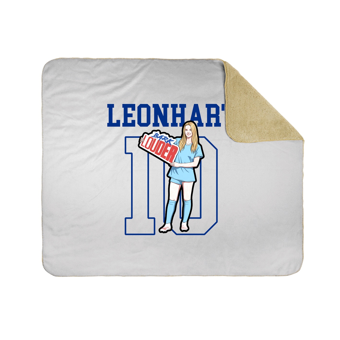 50x60 Sherpa Lined Throw Blanket