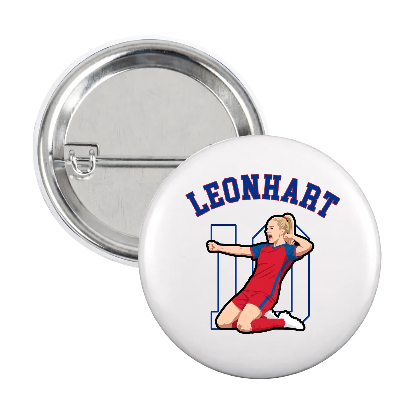 Game Day Button — Shirsey Arch in White