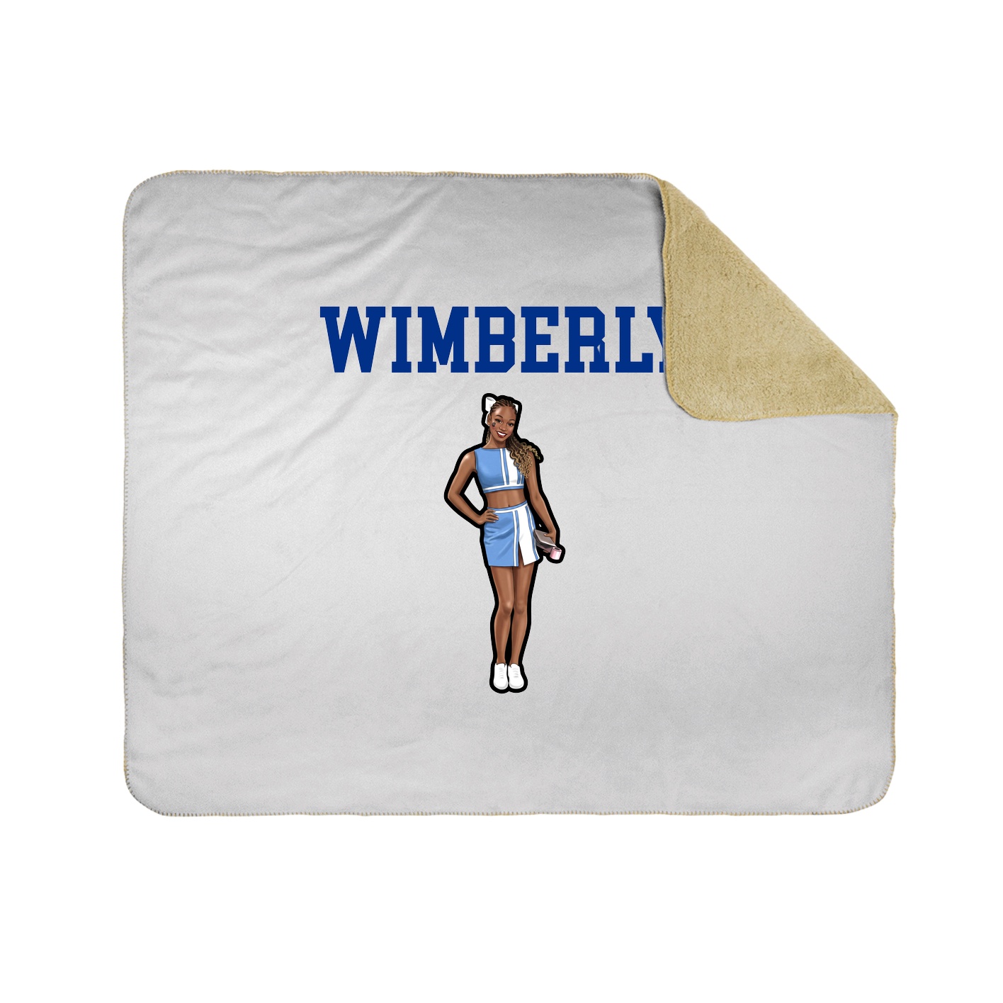Throw Blanket — Shirsey in White