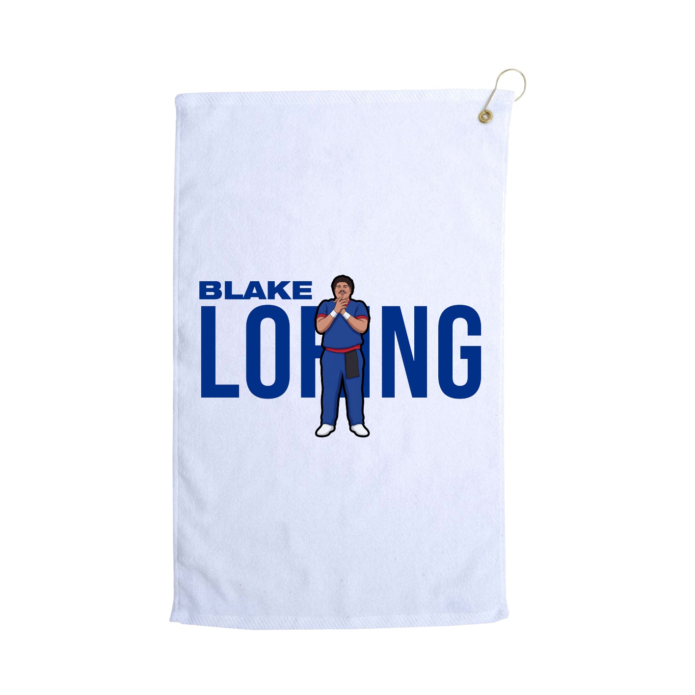 Golf Towel — Player Name in White