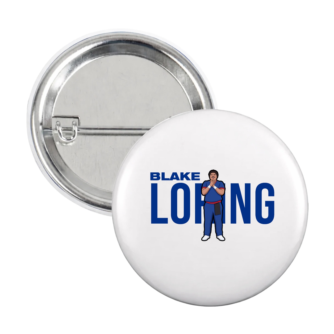 Game Day Button — Player Name in White