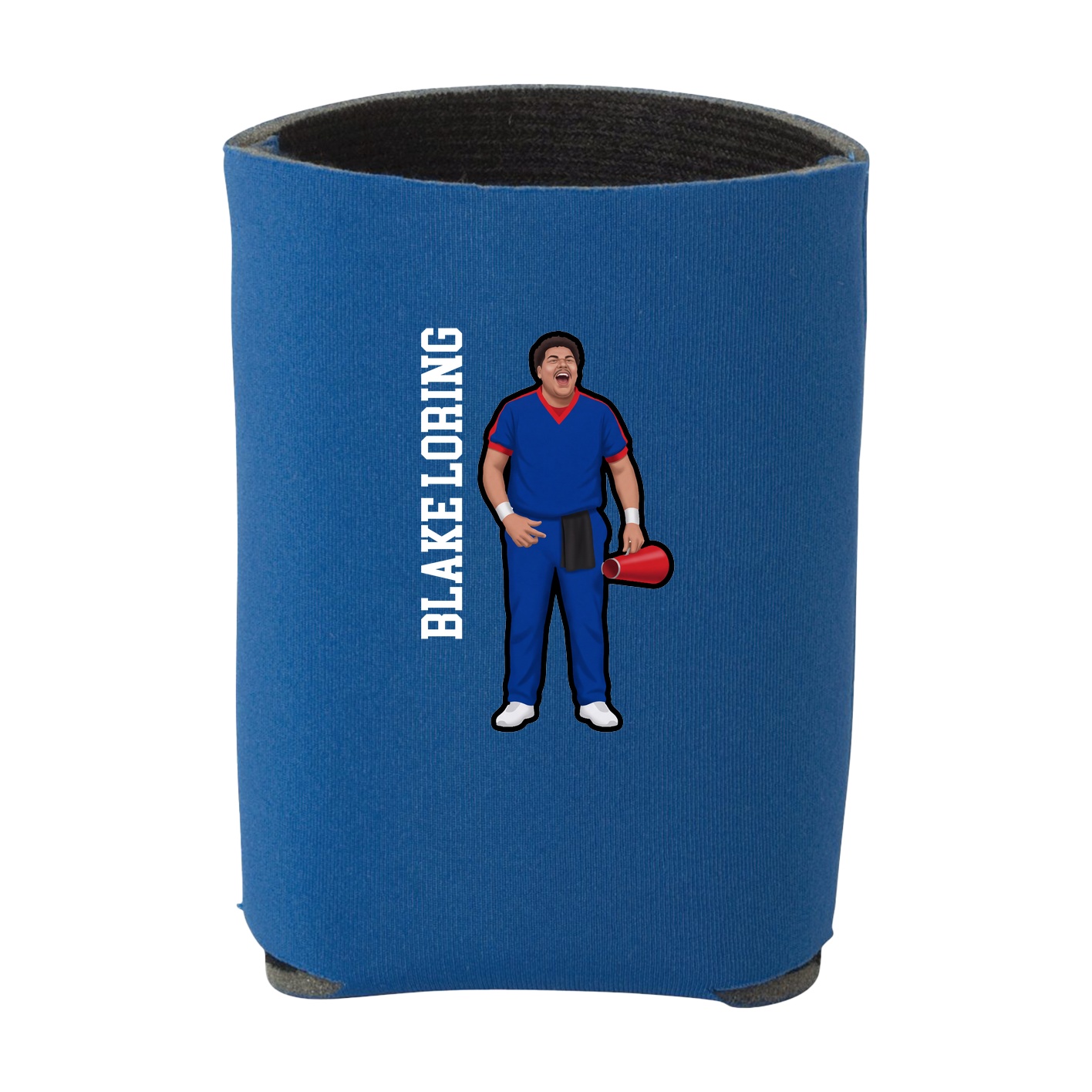 Can Holder — Name Vertical in Royal