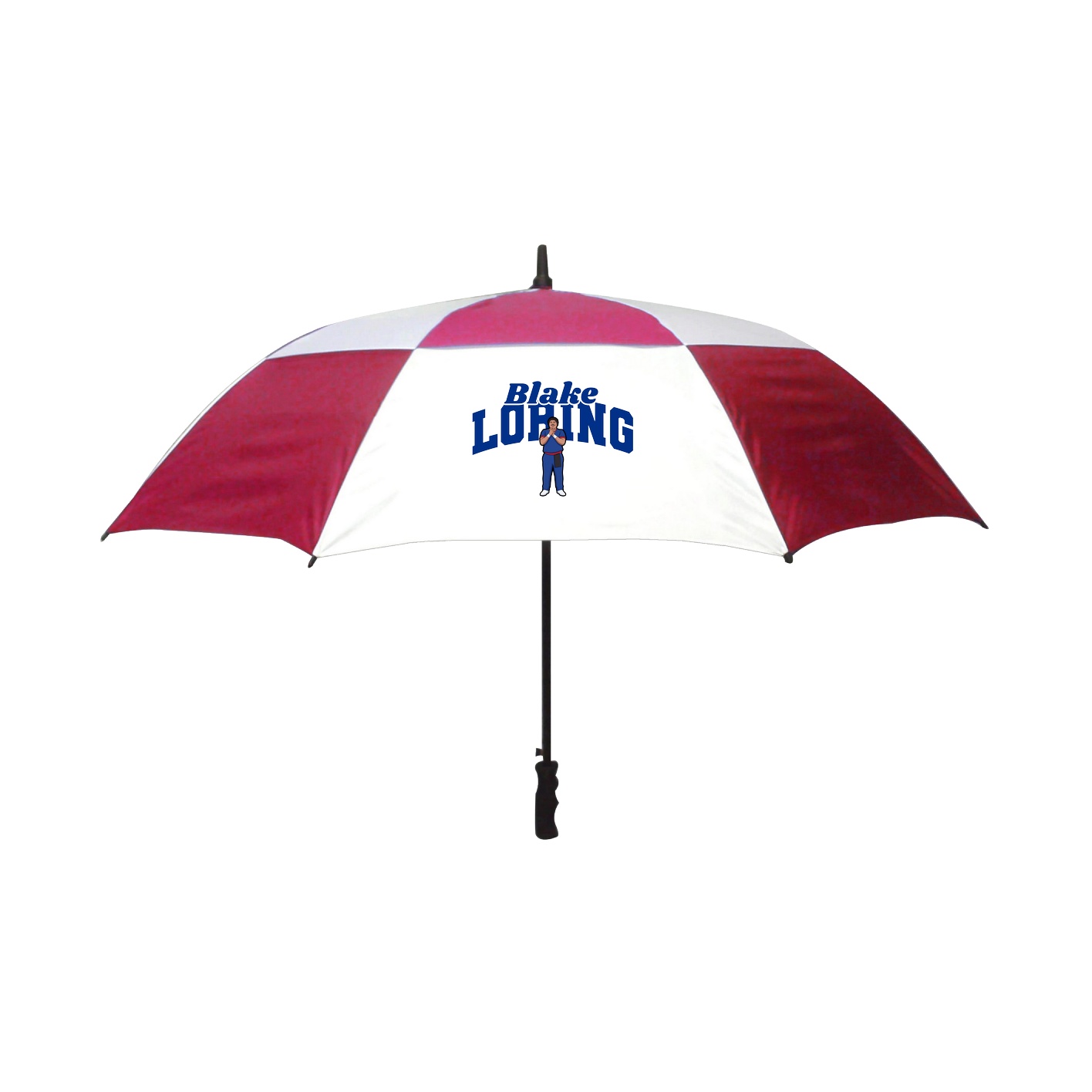 Golf Umbrella — Signature Arch in Red