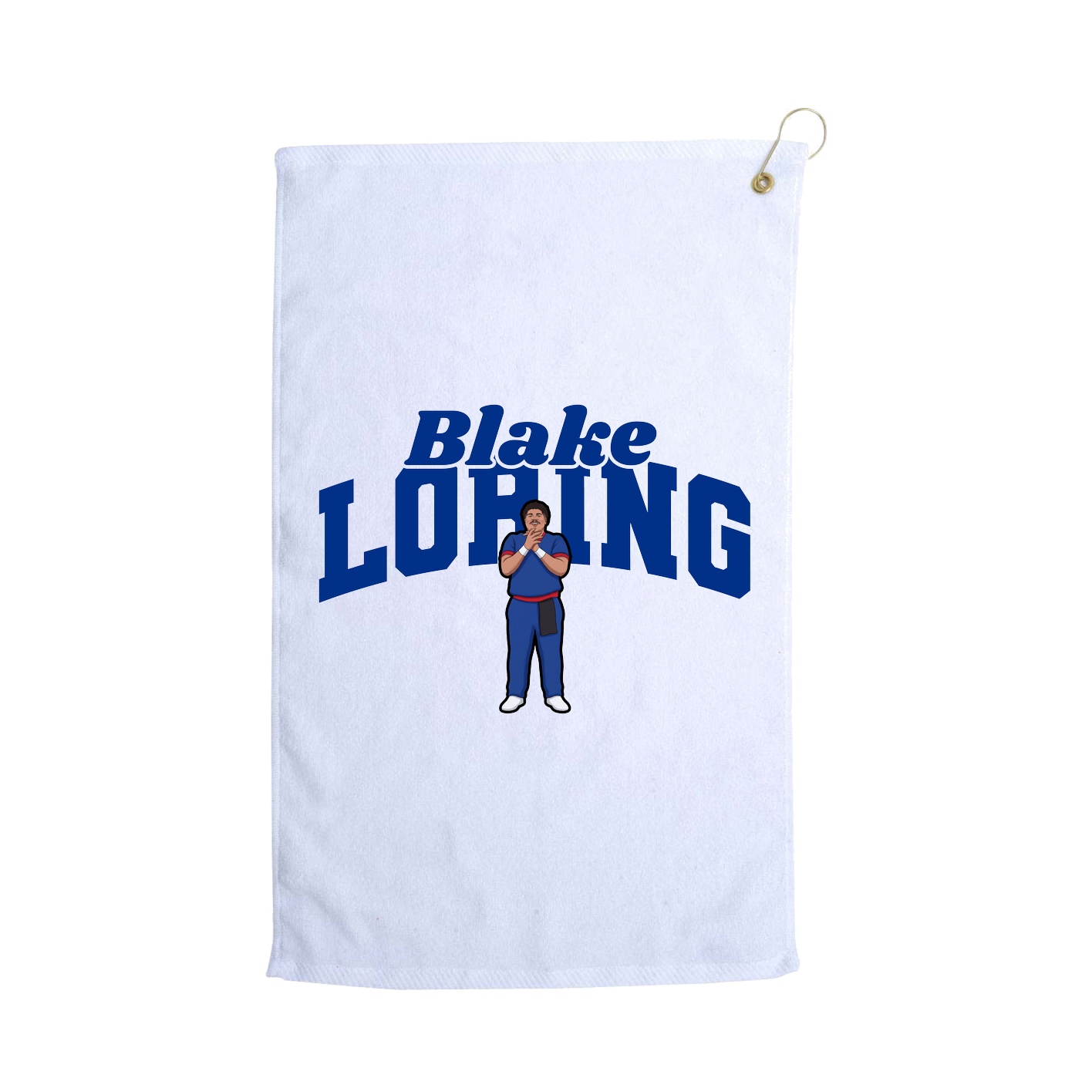 Golf Towel — Signature Arch in White