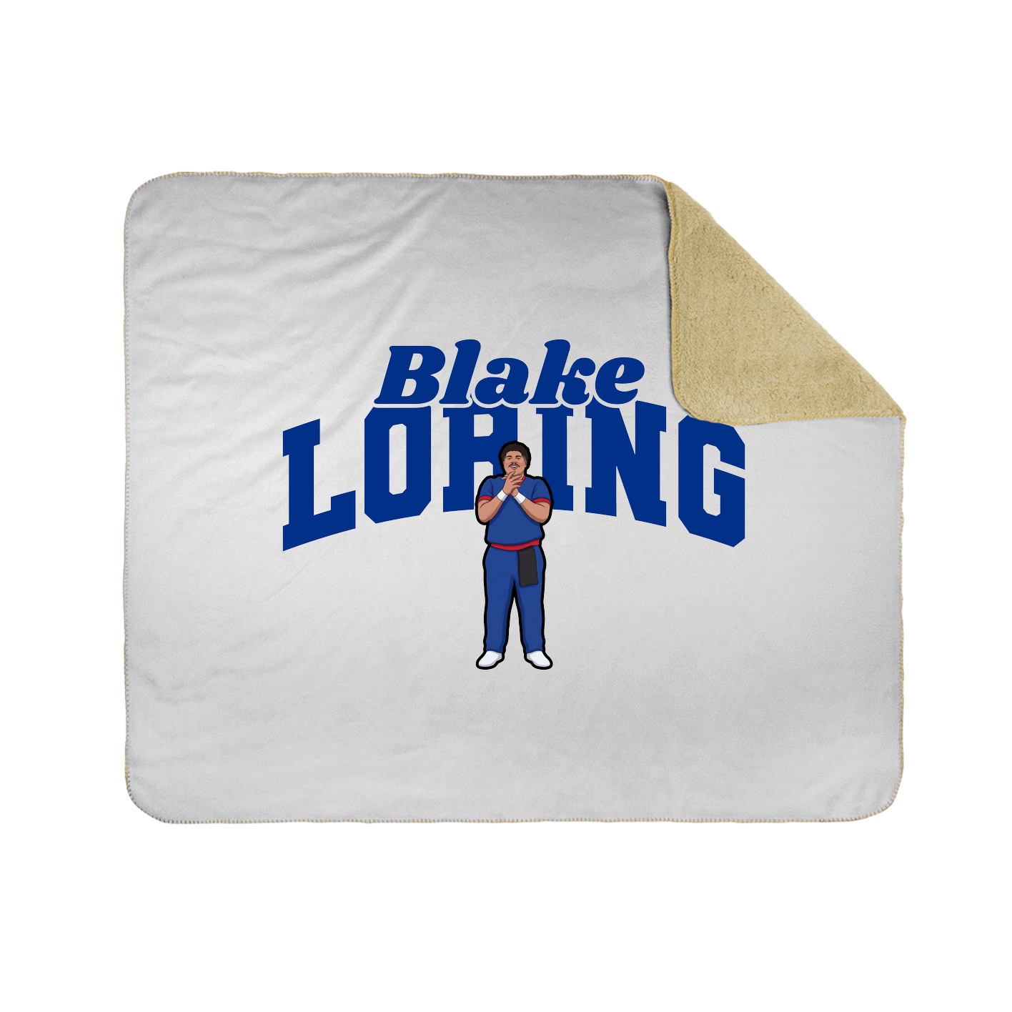 Throw Blanket — Signature Arch in White