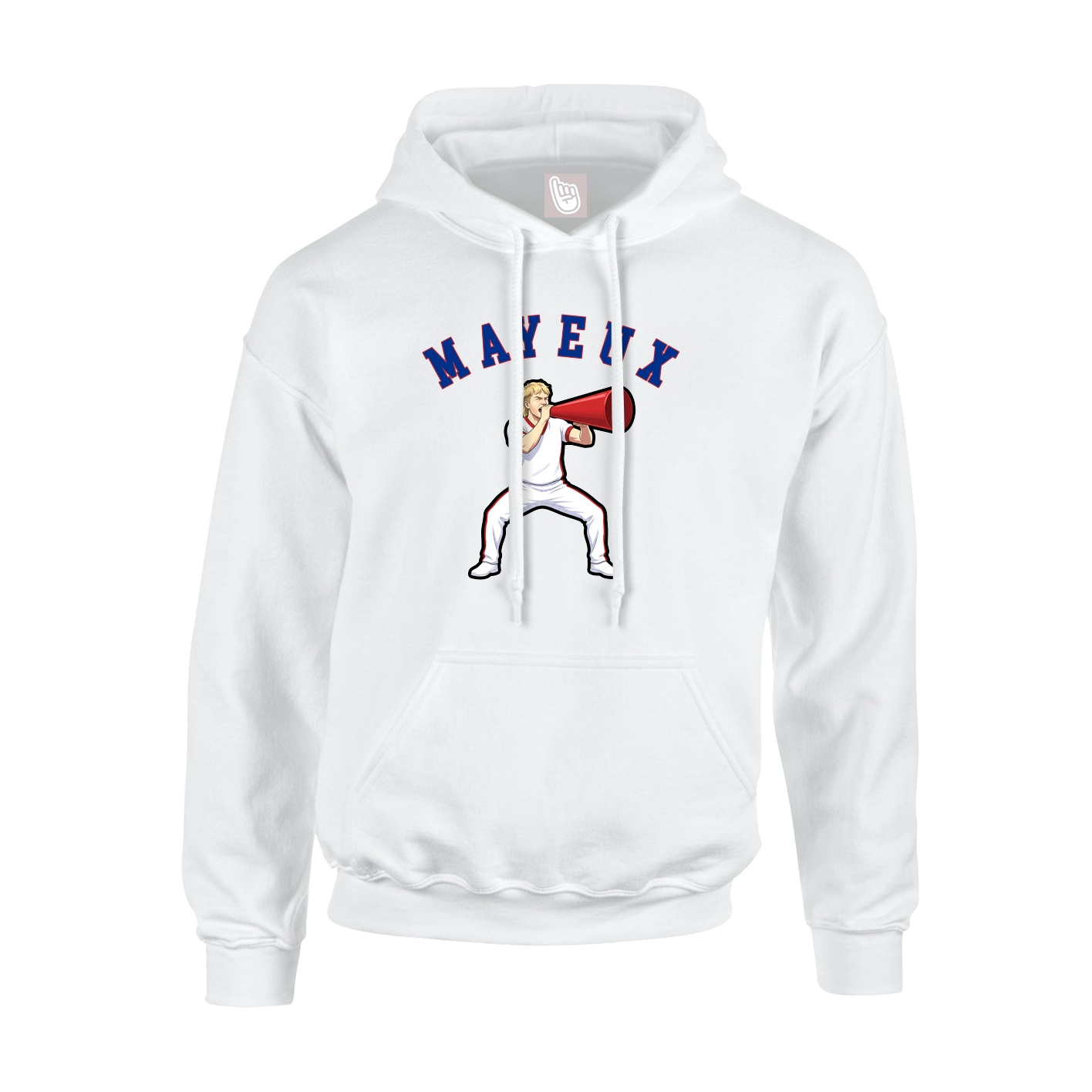 Youth Hoodie — Shirsey Arch in White