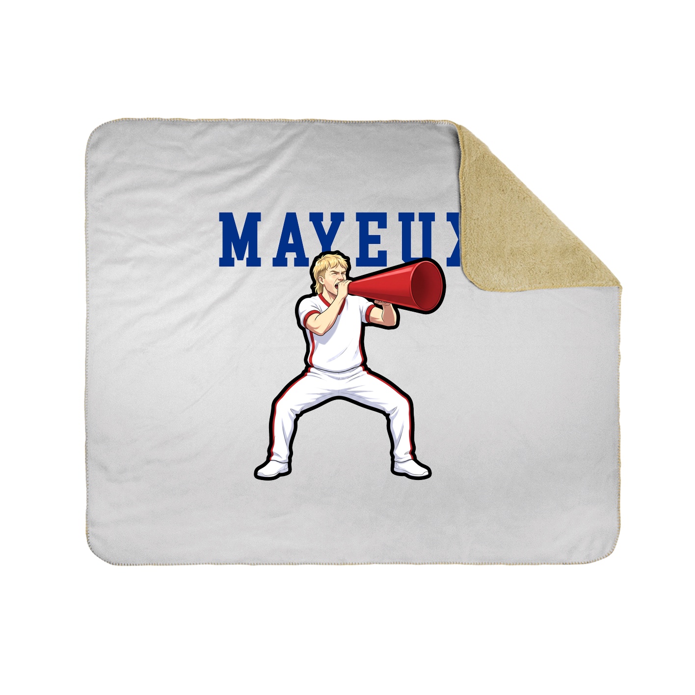 Throw Blanket — Shirsey in White