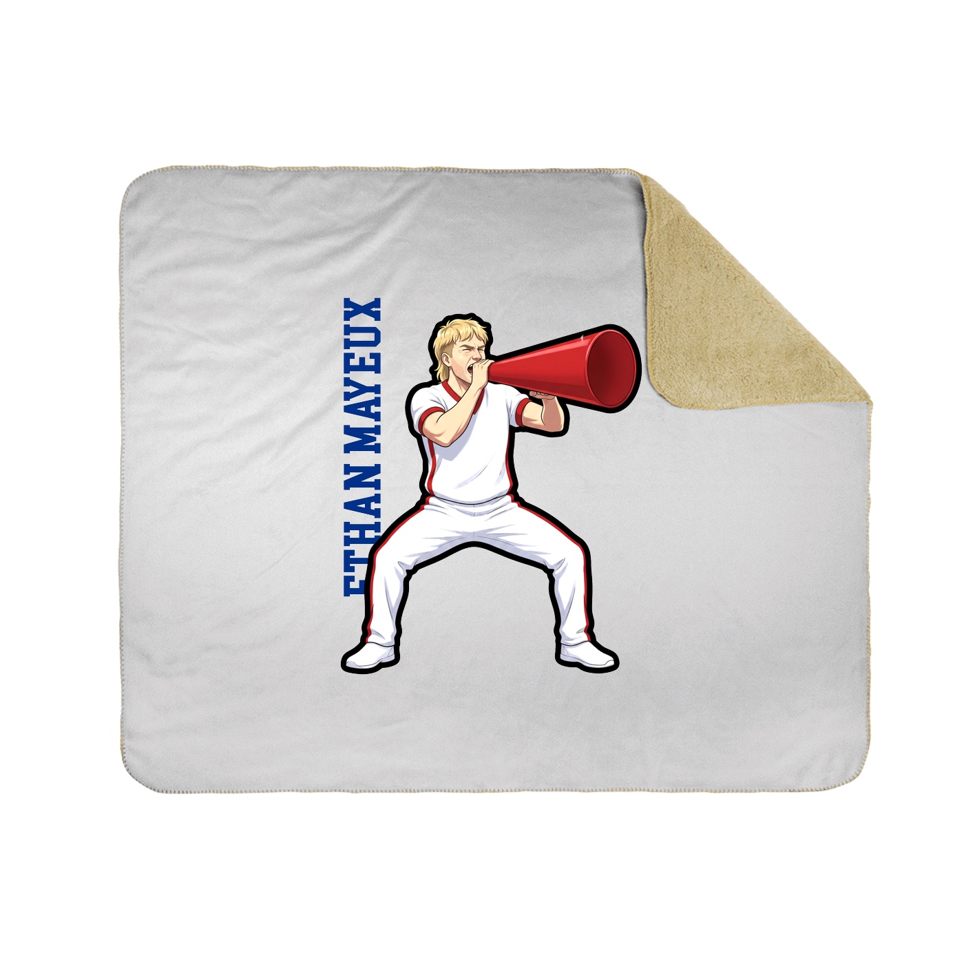 50x60 Sherpa Lined Throw Blanket