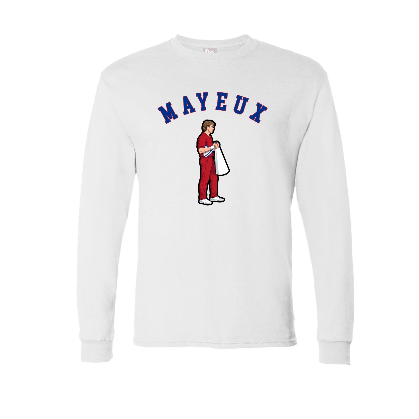 Long Sleeve Tee — Shirsey Arch in White