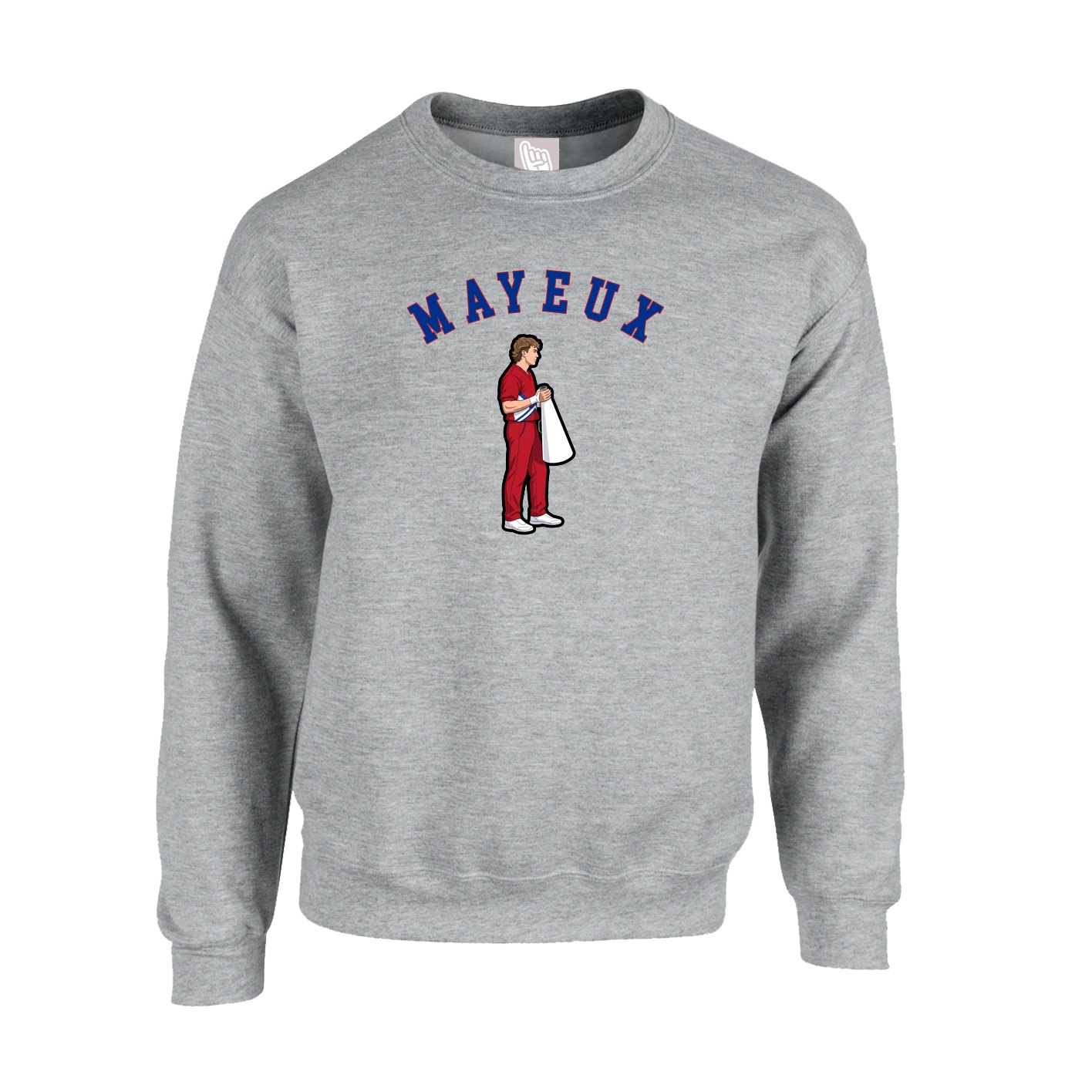Fleece Crew — Shirsey Arch in Grey