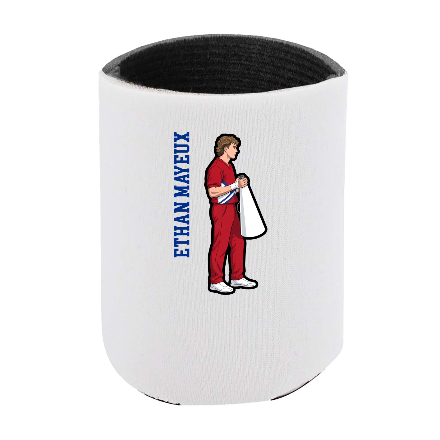 Can Holder — Name Vertical in White