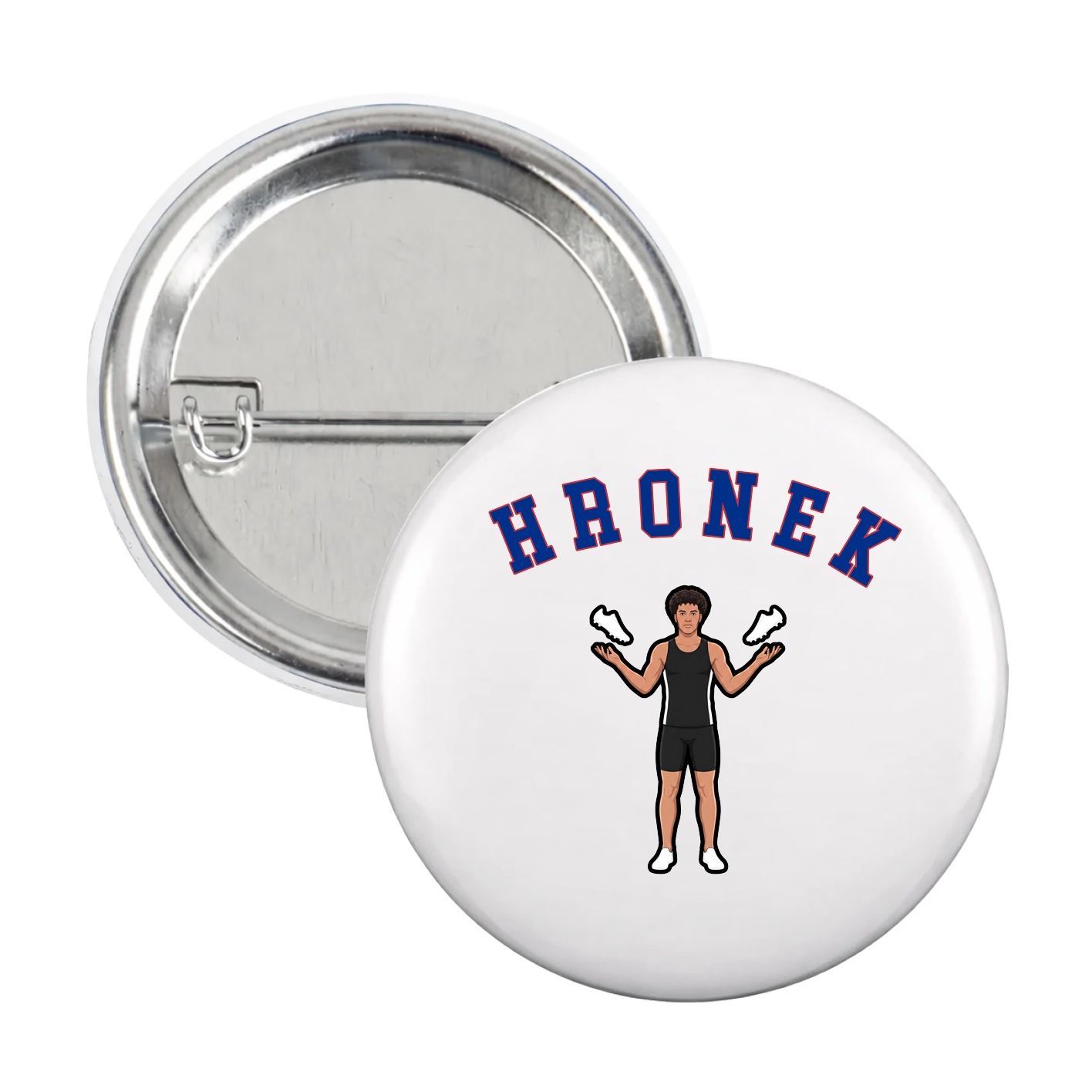 Game Day Button — Shirsey Arch in White