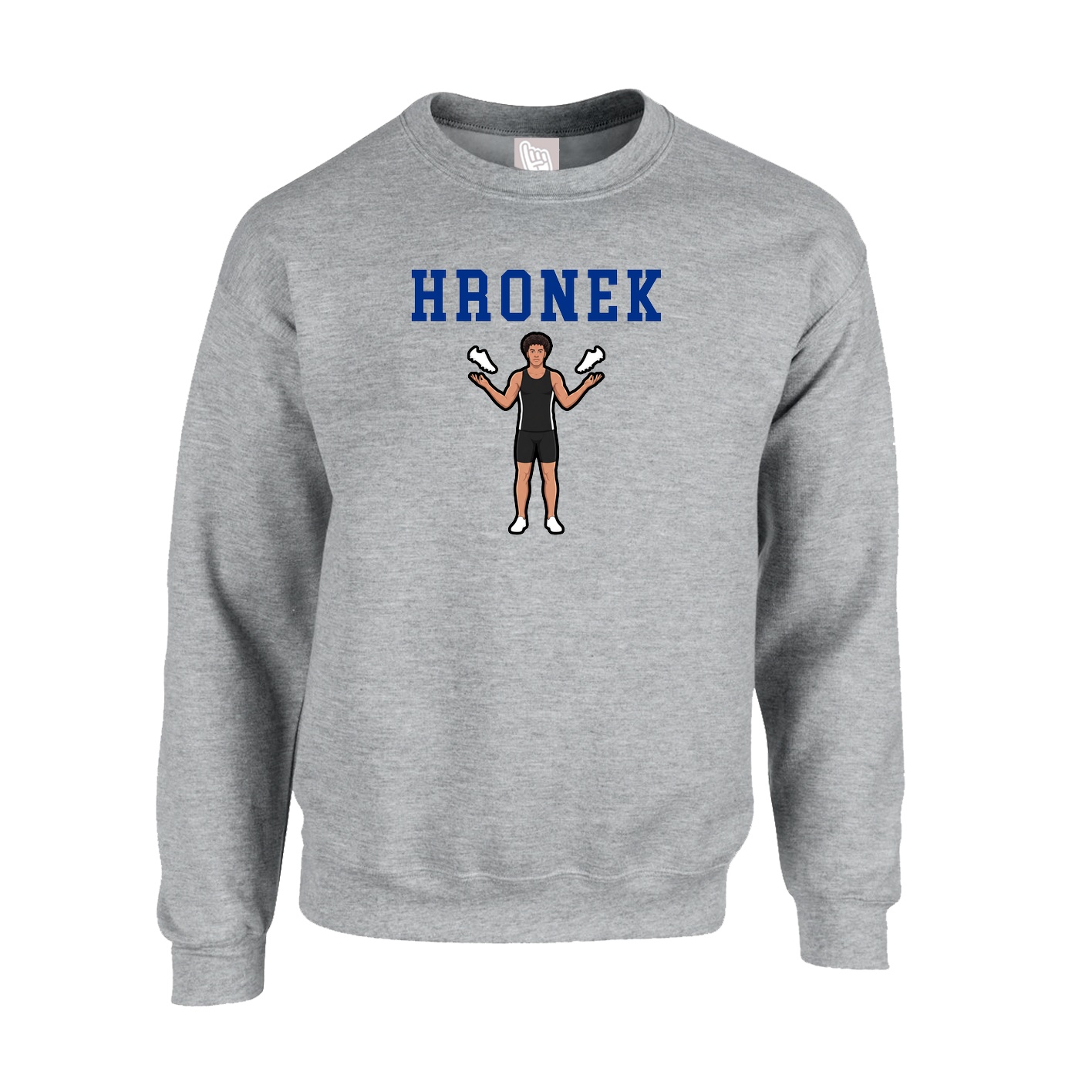 Fleece Crew — Shirsey in Grey