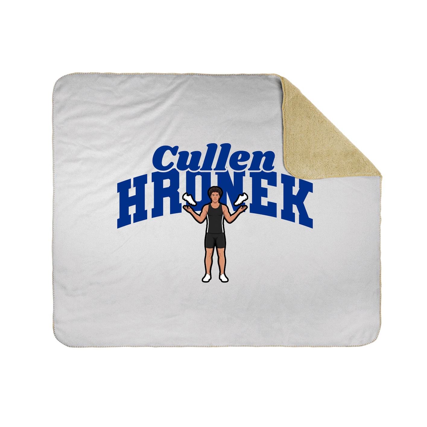 Throw Blanket — Signature Arch in White