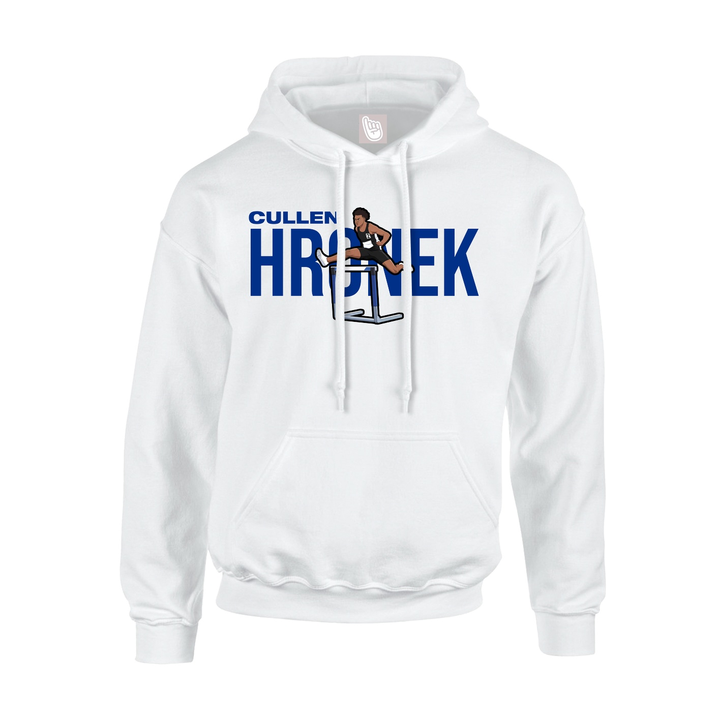 Youth Hoodie — Player Name in White