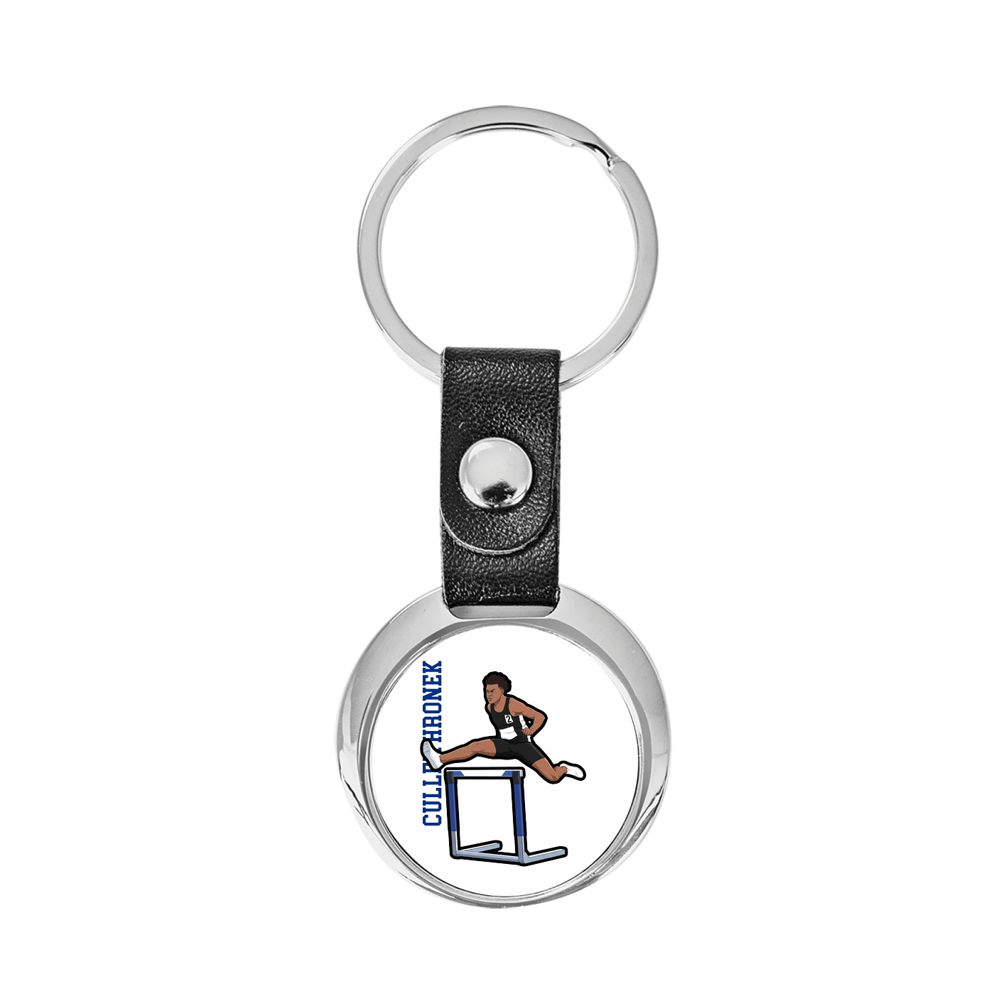 Key Chain — Name Vertical in Classic