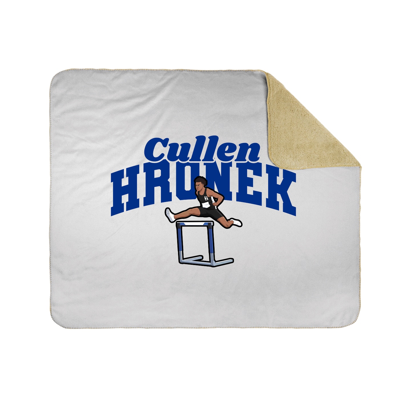 Throw Blanket — Signature Arch in White