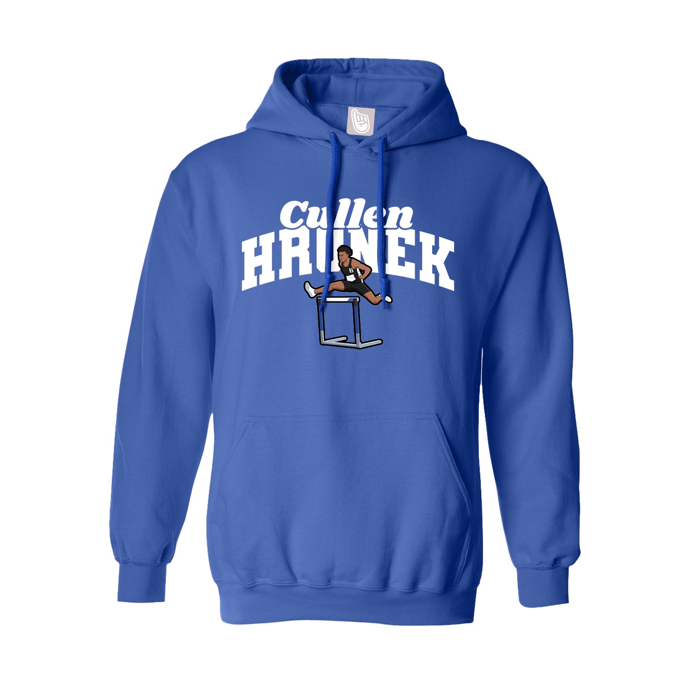 Youth Hoodie — Signature Arch in Royal