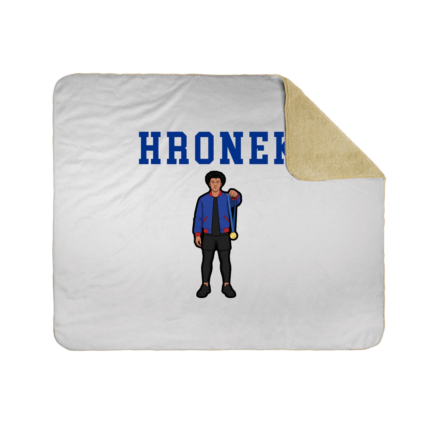 Throw Blanket — Shirsey in White