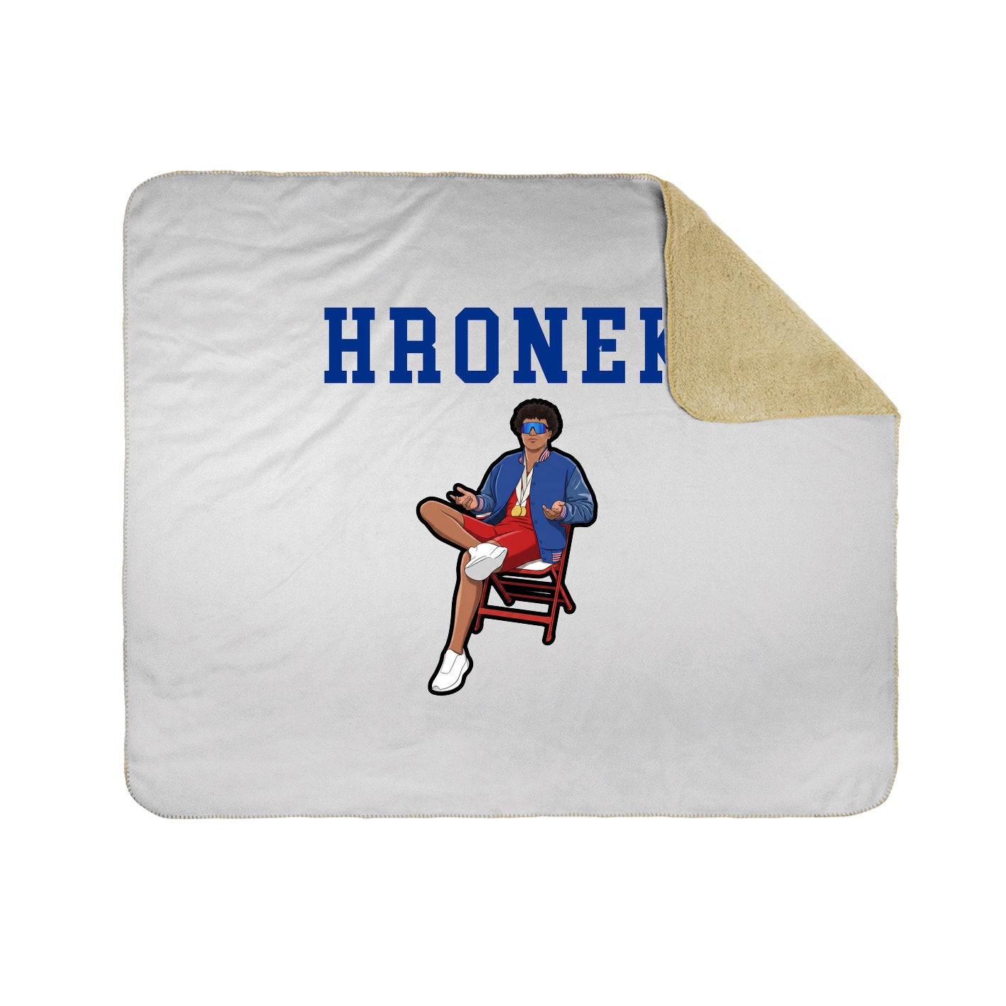 Throw Blanket — Shirsey in White