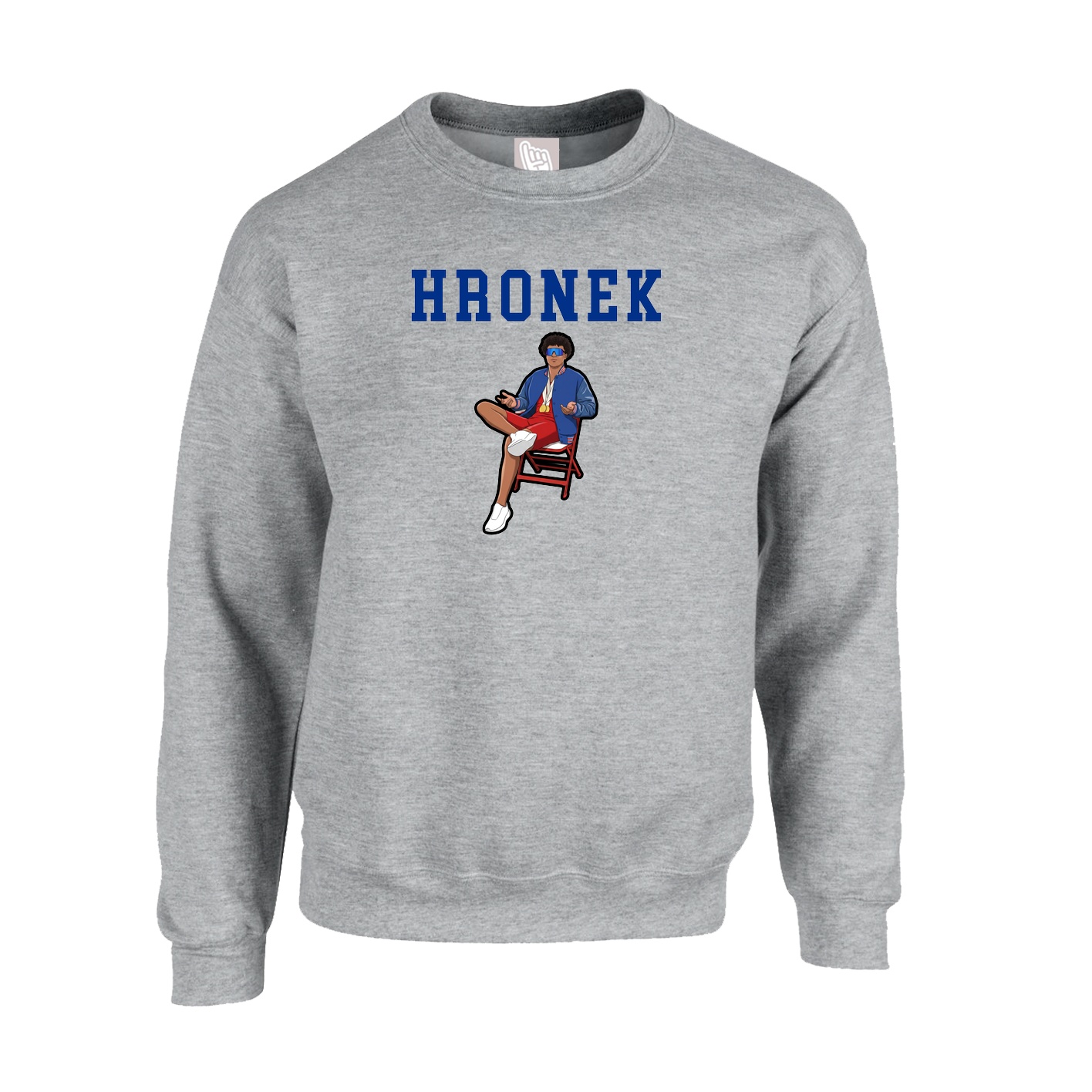Fleece Crew — Shirsey in Grey