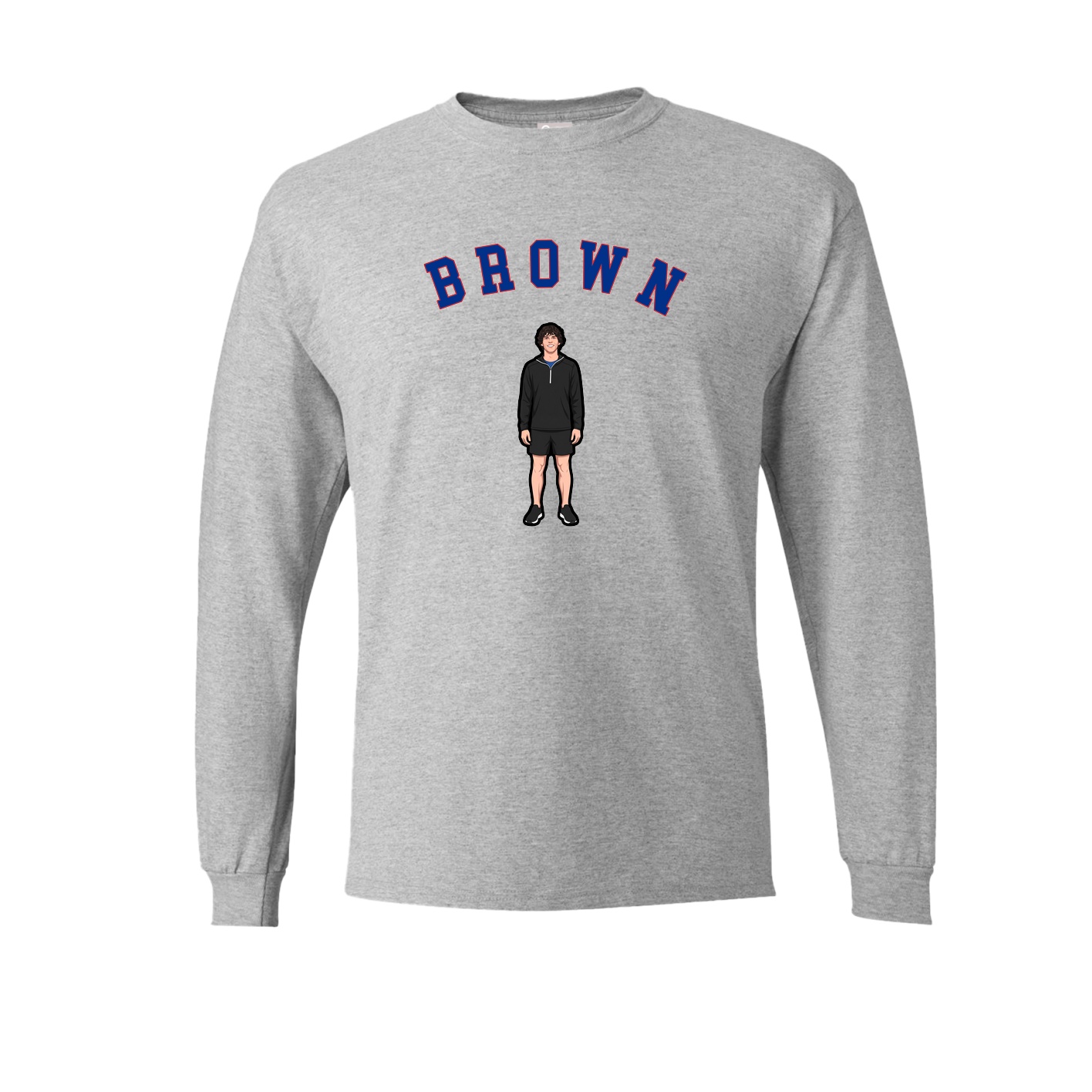 Long Sleeve Tee — Shirsey Arch in Grey