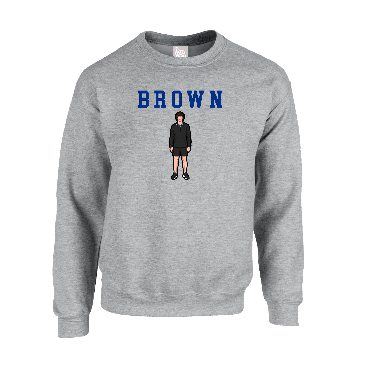 Fleece Crew — Shirsey in Grey