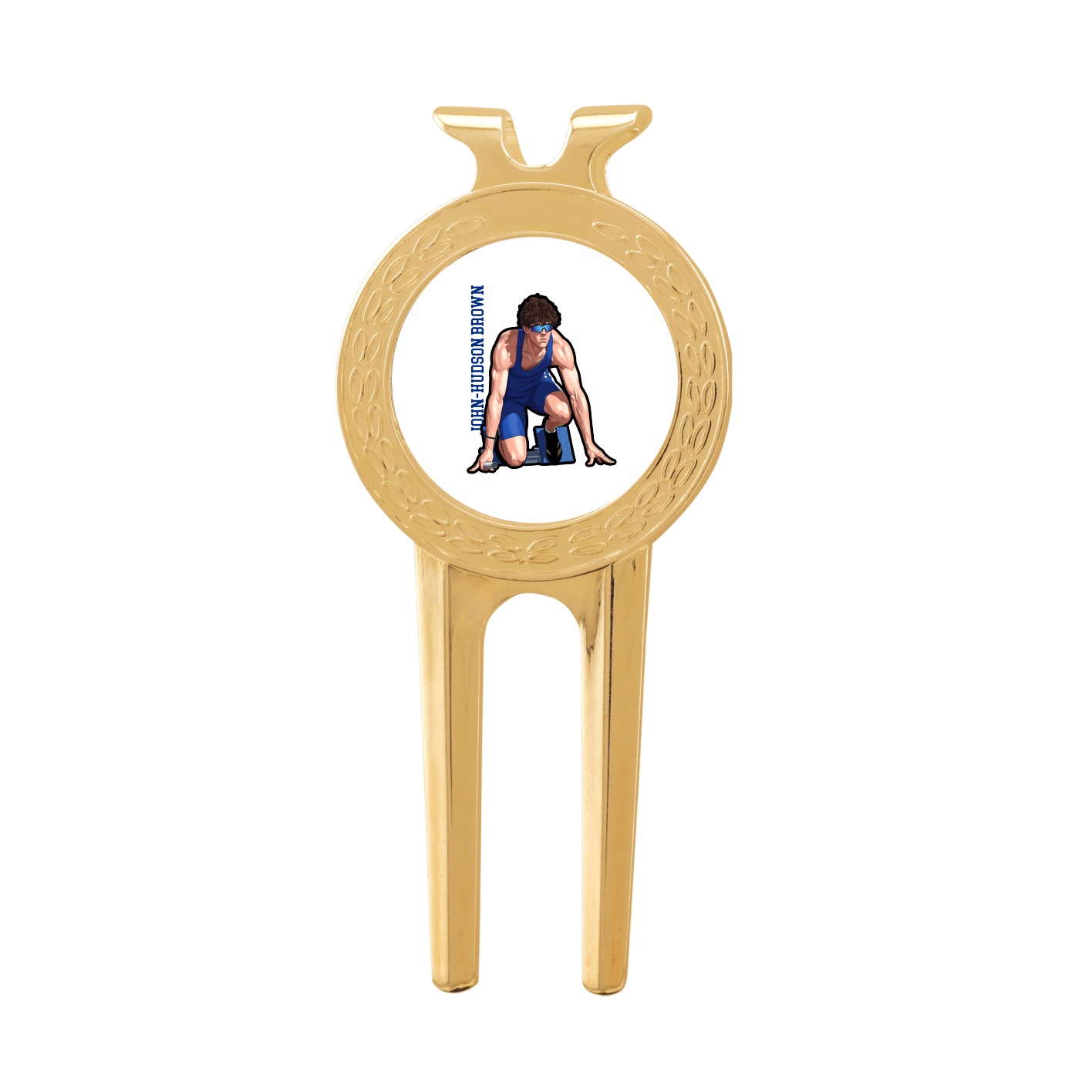 Divot Tool with Ball Marker — Name Vertical in Classic