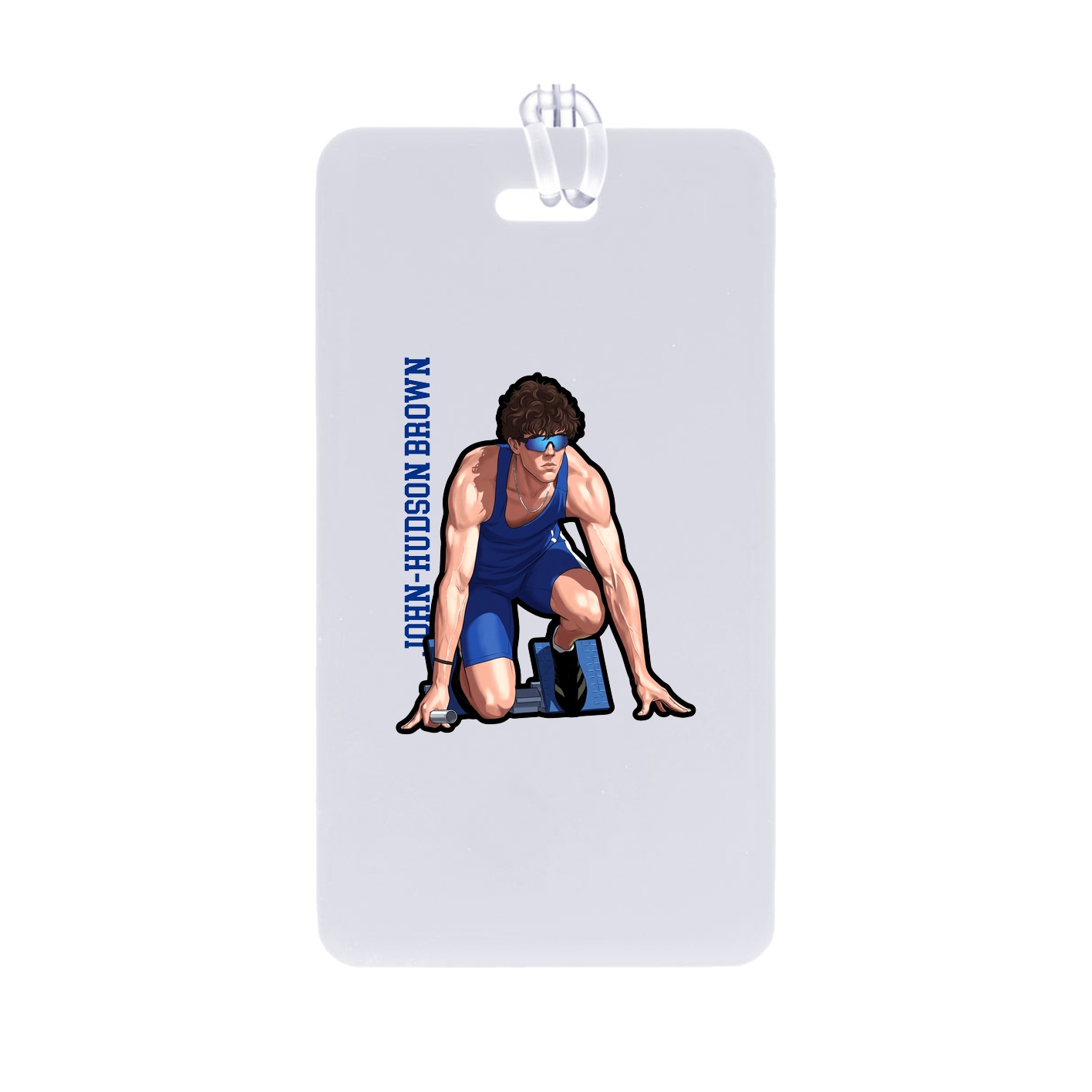 Bag Tag — Name Vertical in Classic