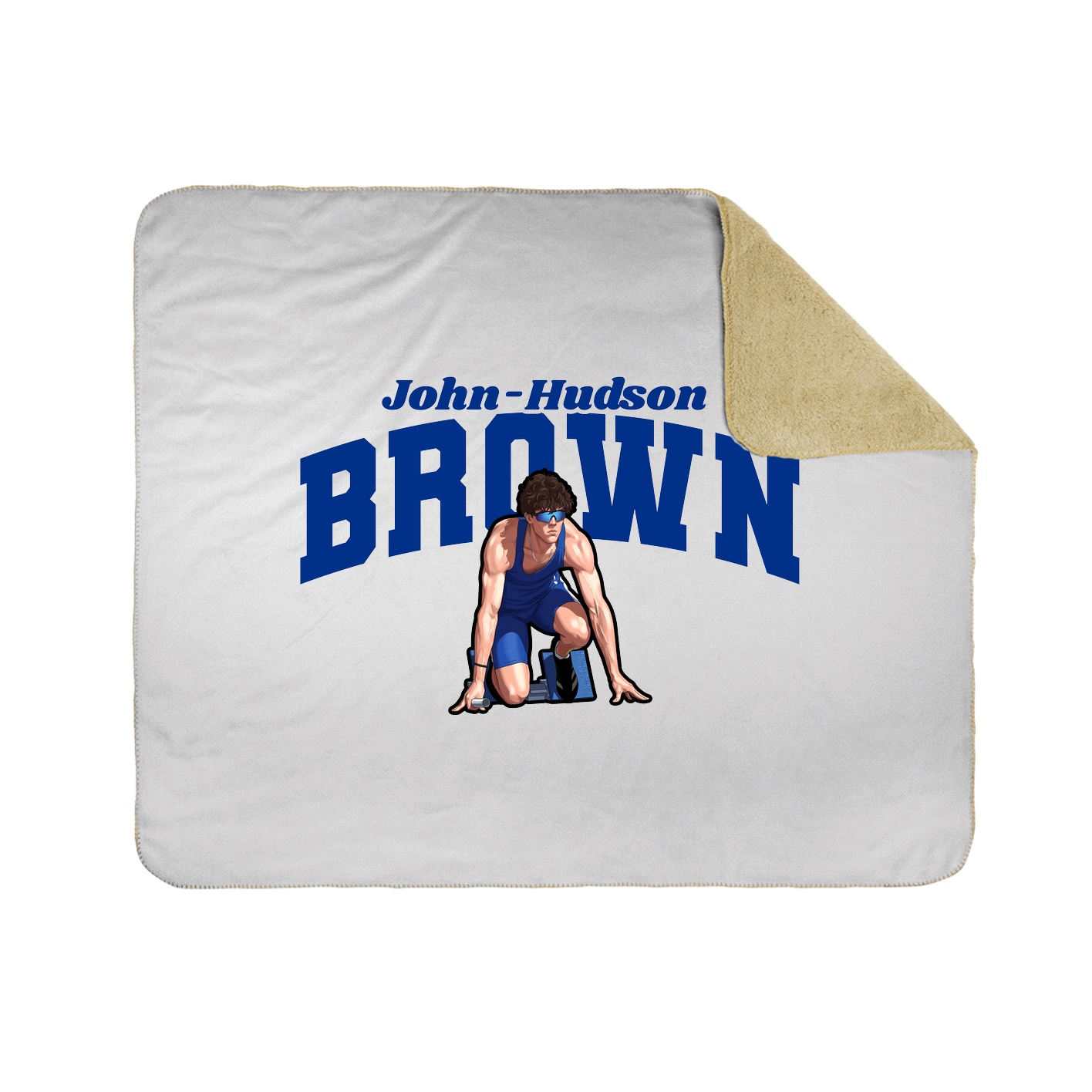 Throw Blanket — Signature Arch in White