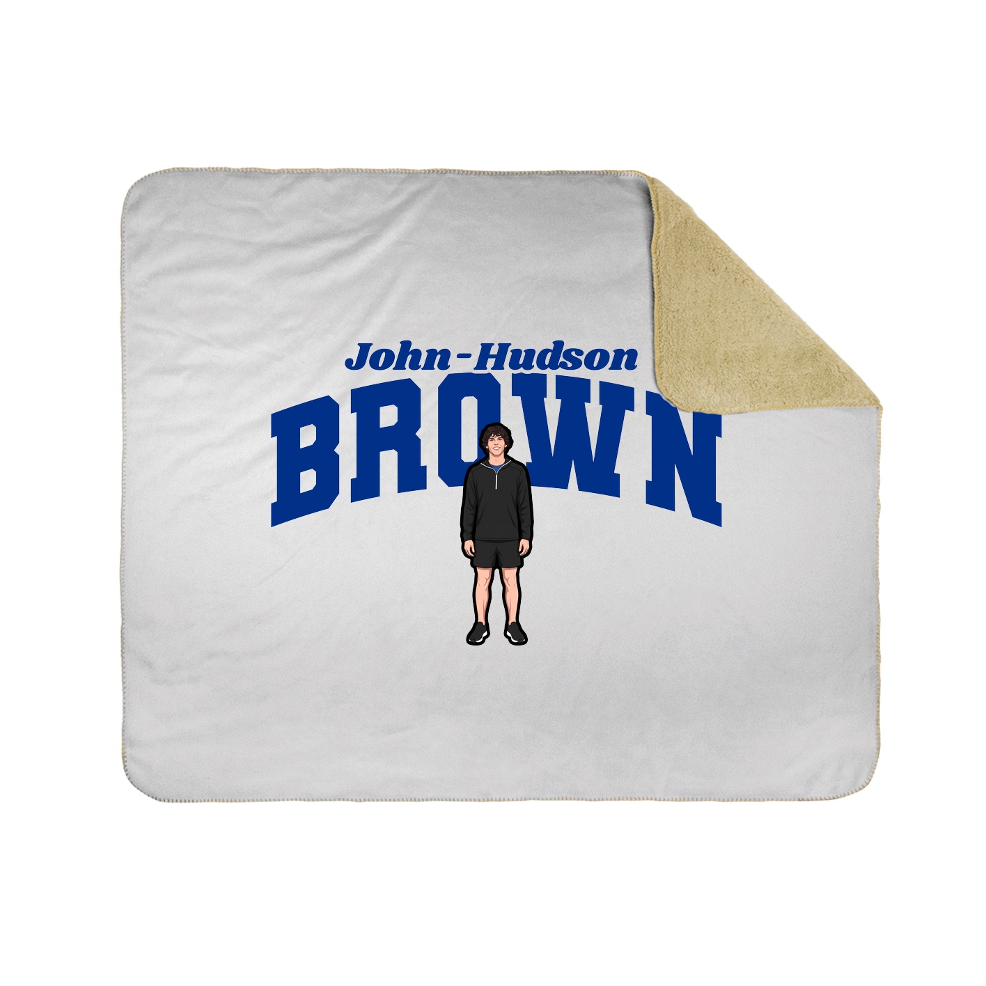 Throw Blanket — Signature Arch in White
