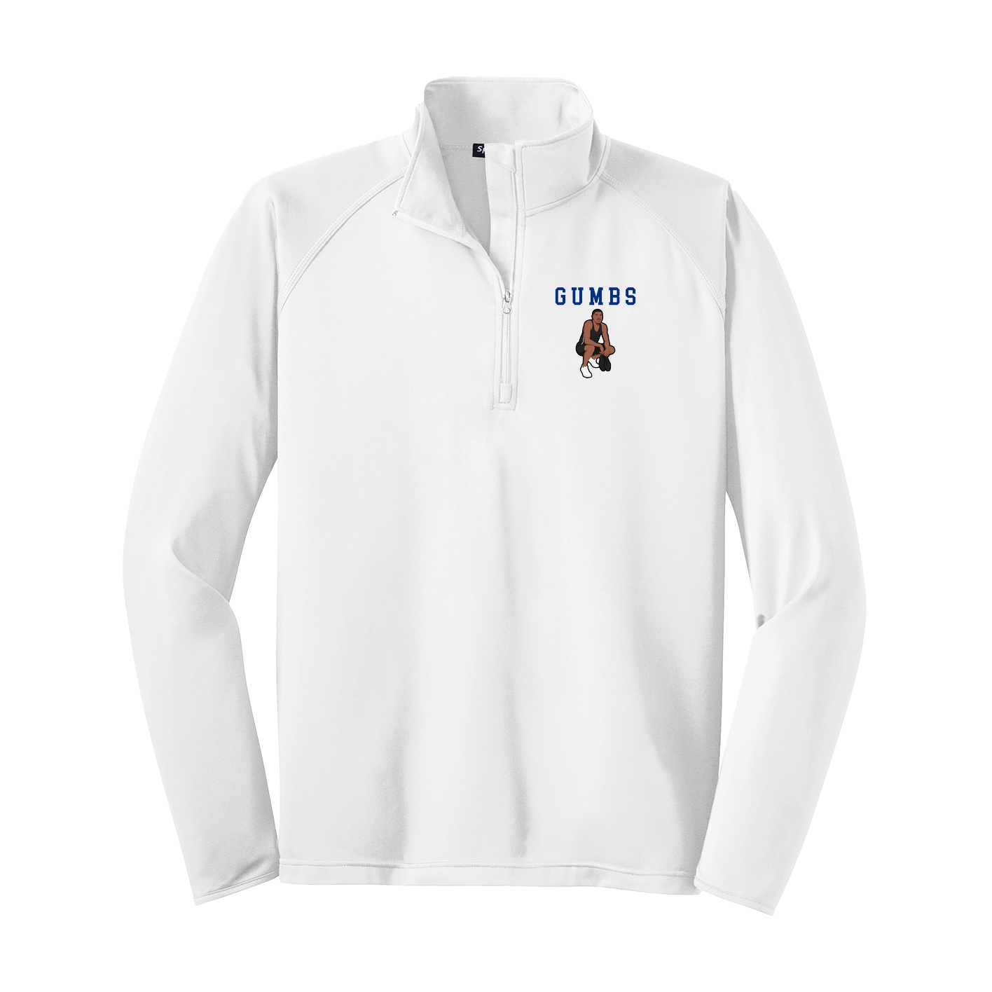 Q-Zip Pullover — Shirsey in White