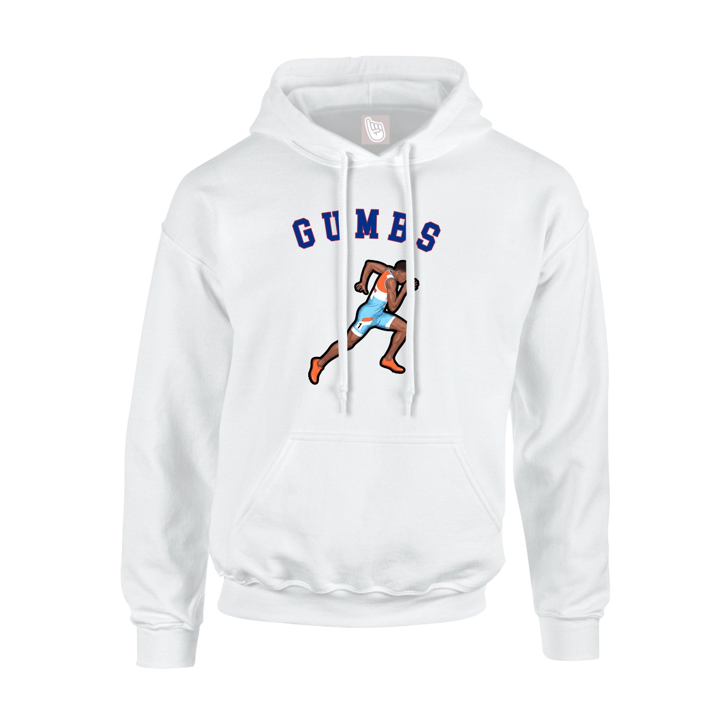 Youth Hoodie — Shirsey Arch in White