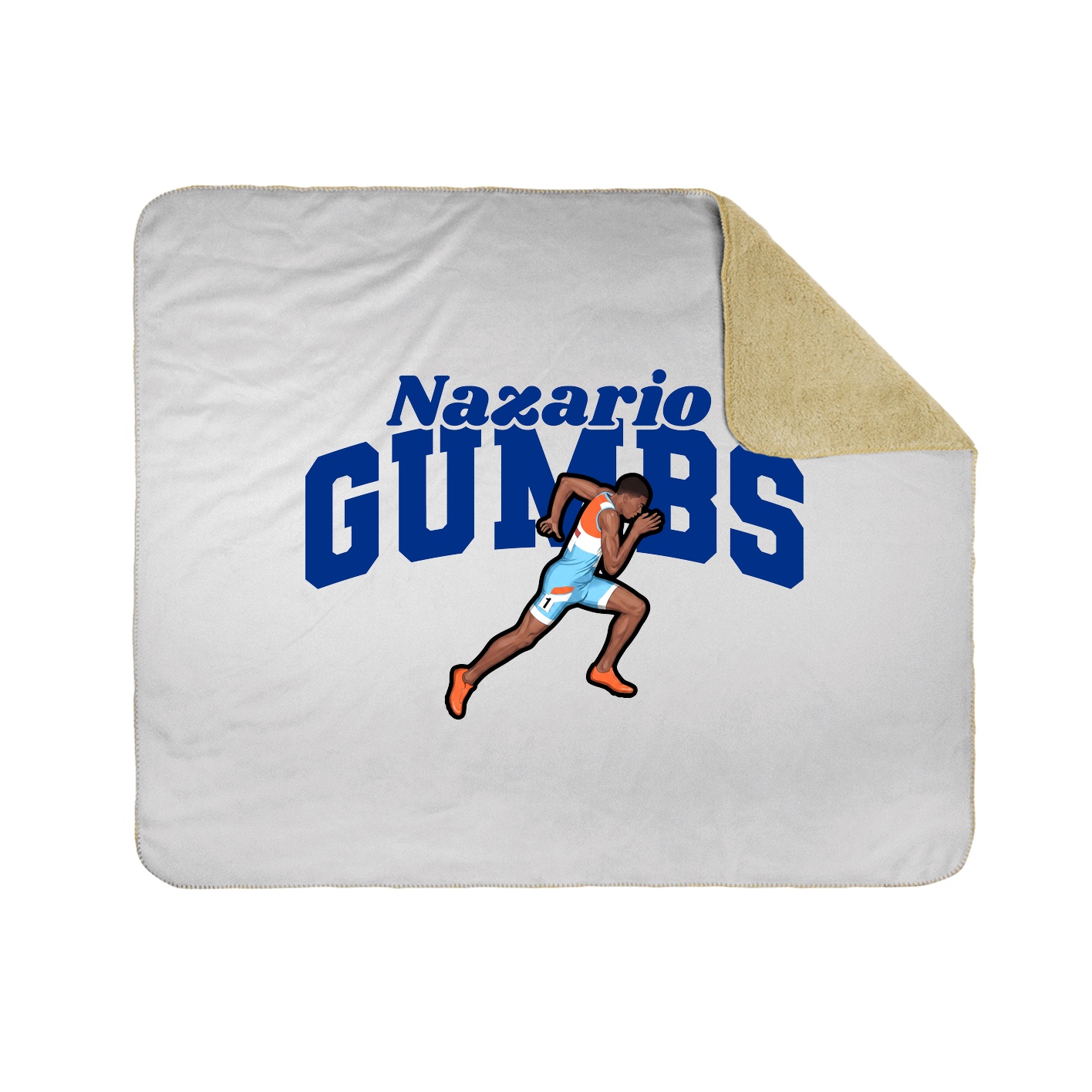 Throw Blanket — Signature Arch in White
