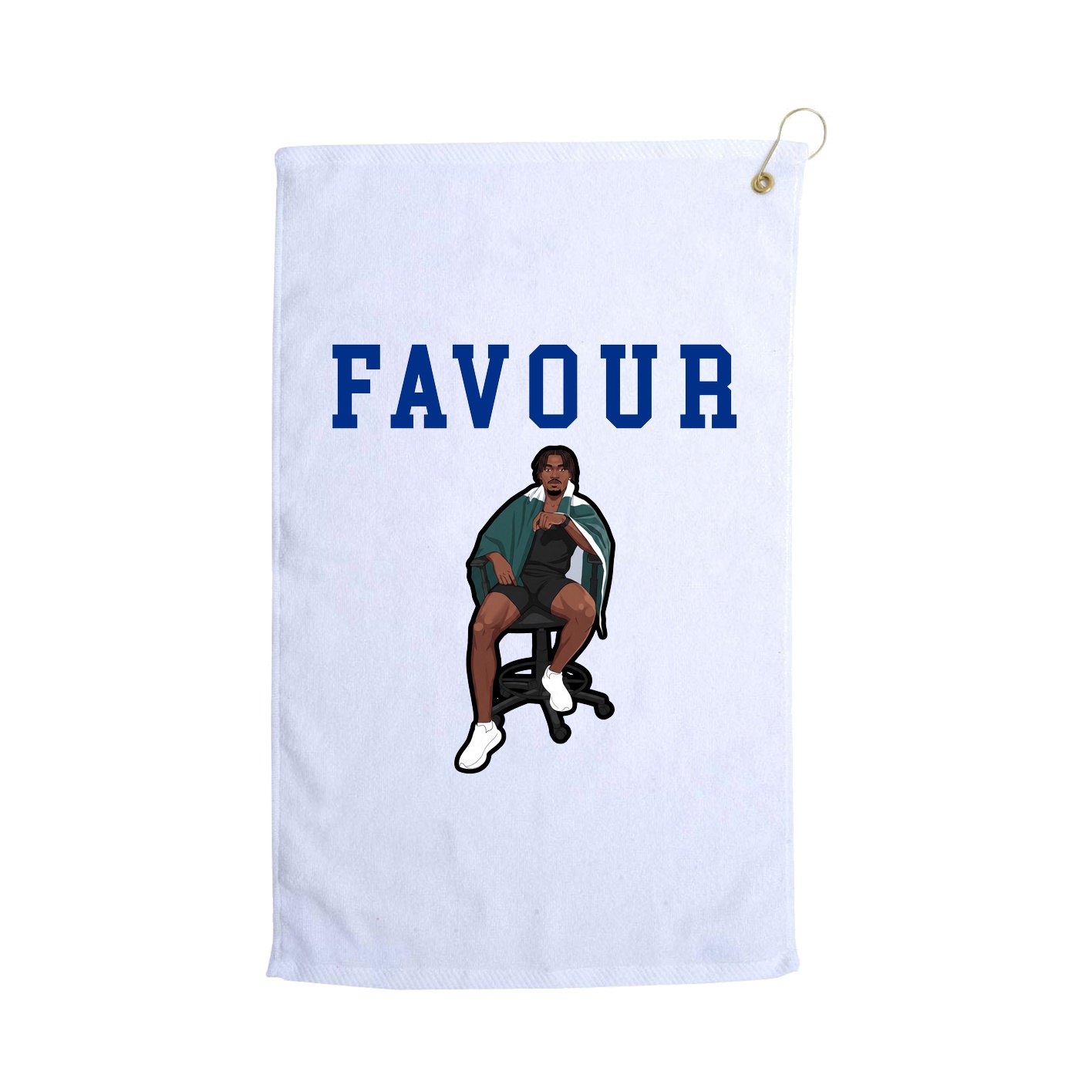 Golf Towel — Shirsey in White