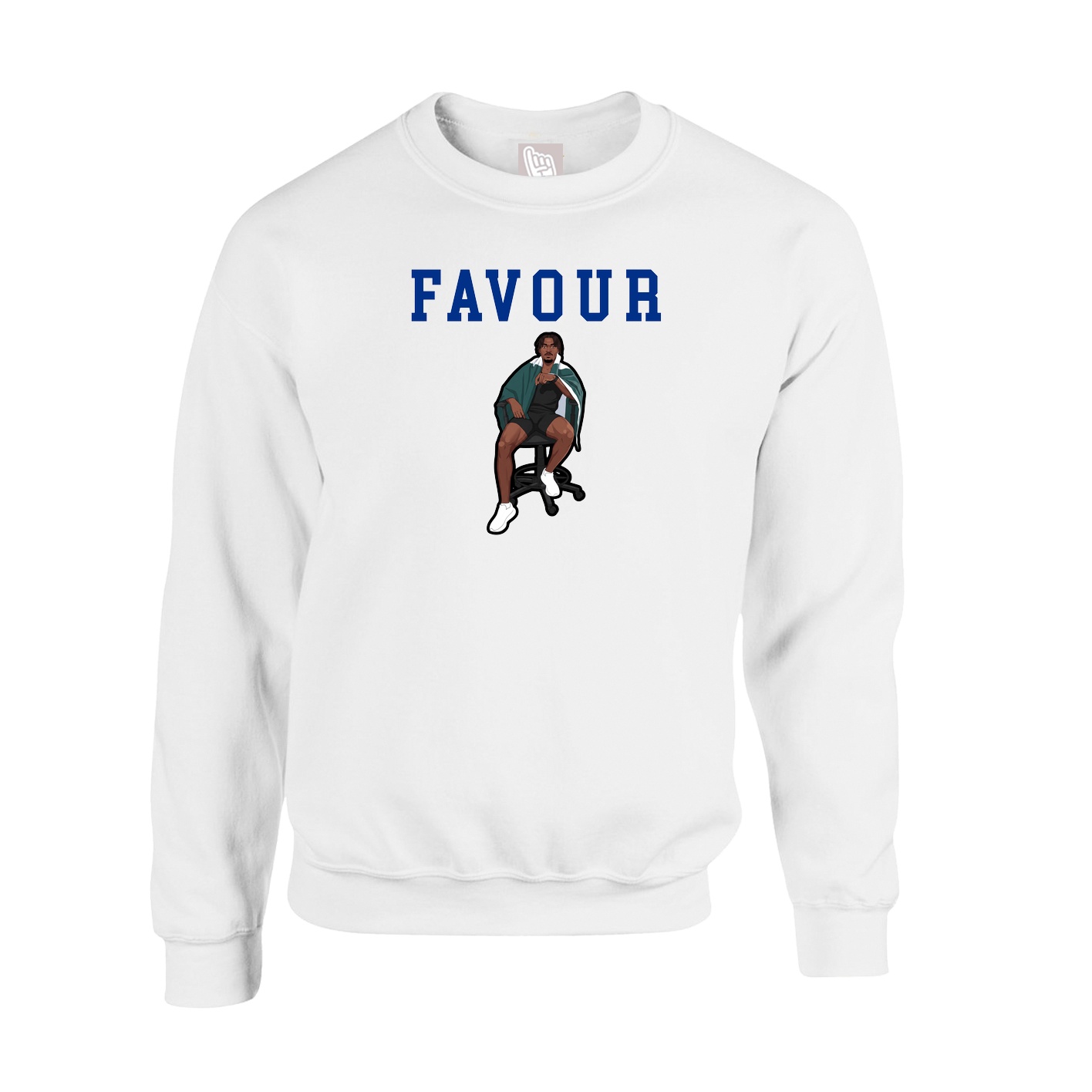 Fleece Crew — Shirsey in White