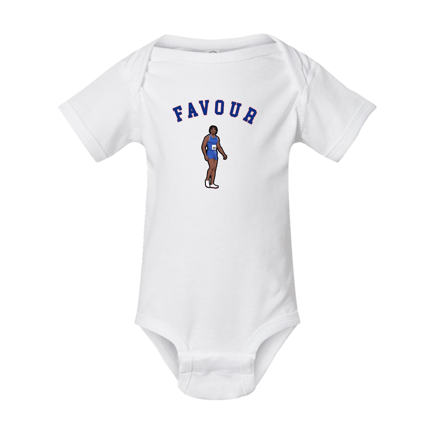 Baby Onesie — Shirsey Arch in White
