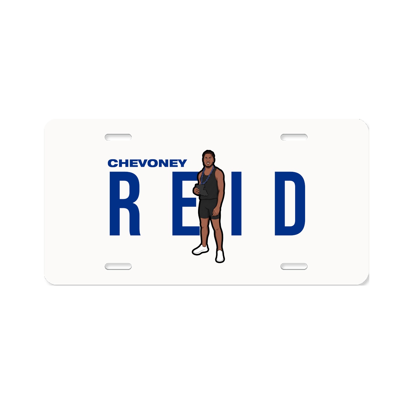 License Plate — Player Name in Classic