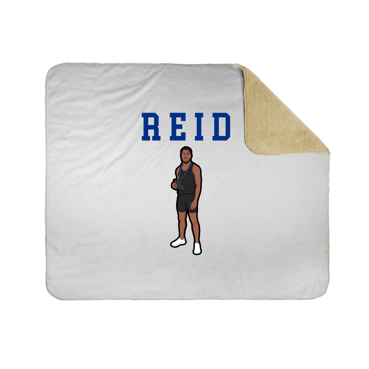 Throw Blanket — Shirsey in White
