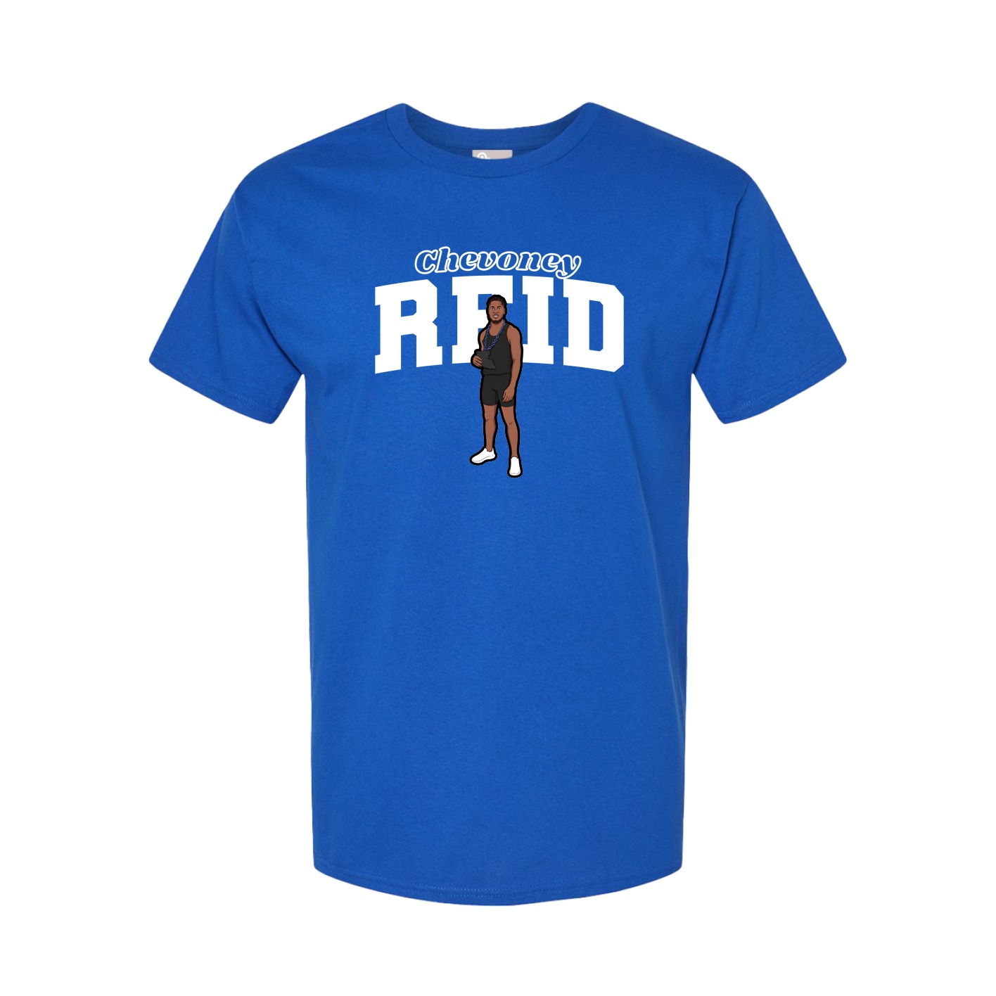 Youth Tee — Name Arch in Royal