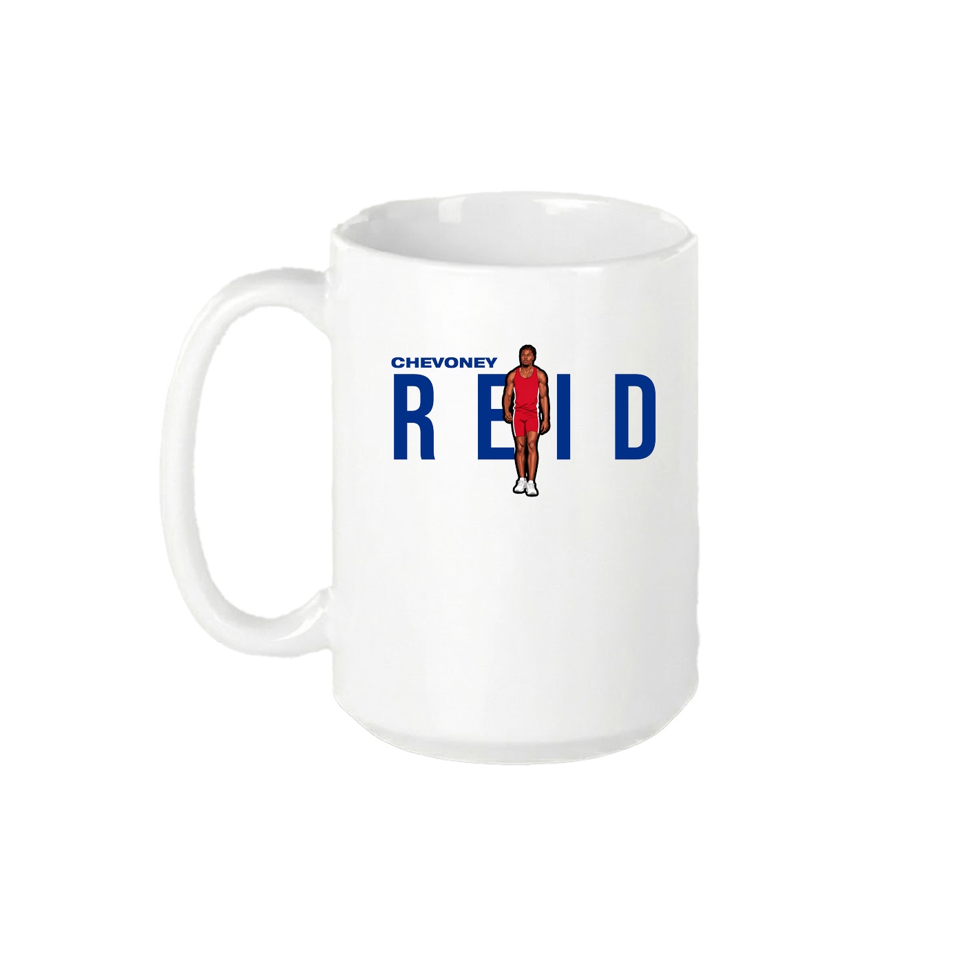 15oz Coffee Mug — Player Name in White
