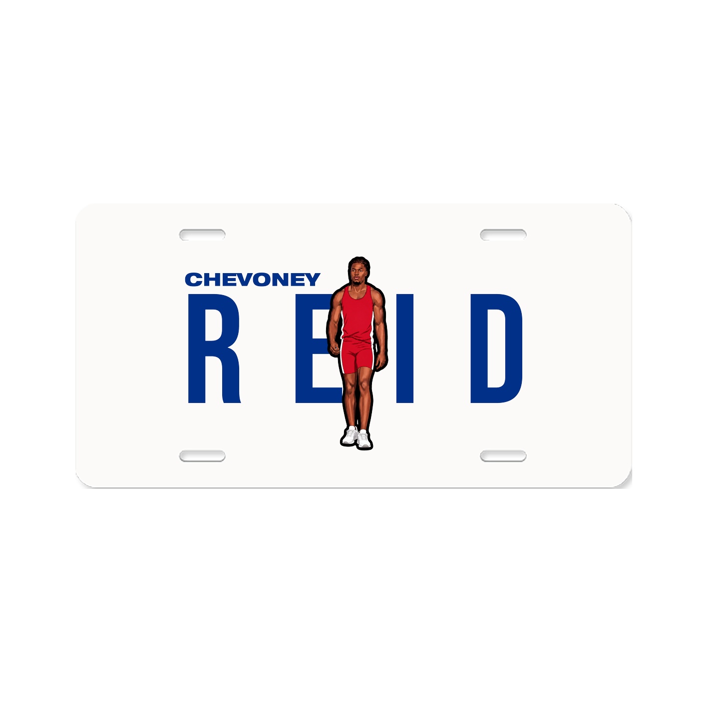License Plate — Player Name in Classic