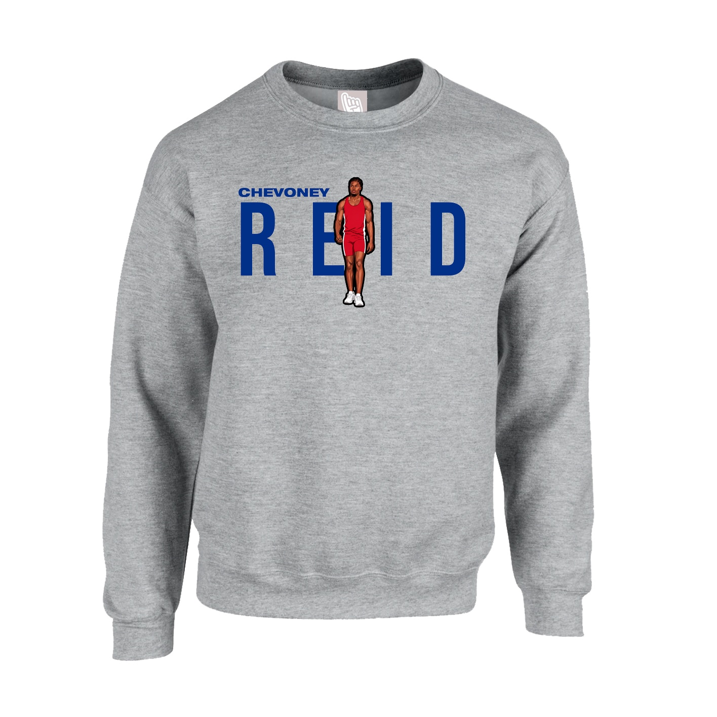 Fleece Crew — Player Name in Grey