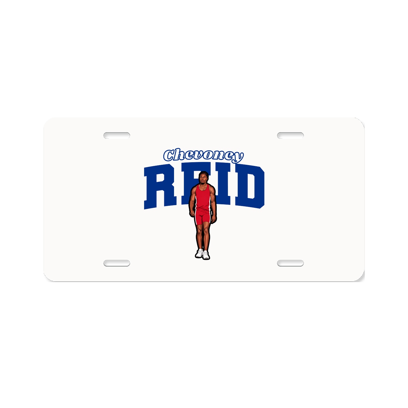 License Plate — Name Arch in Classic