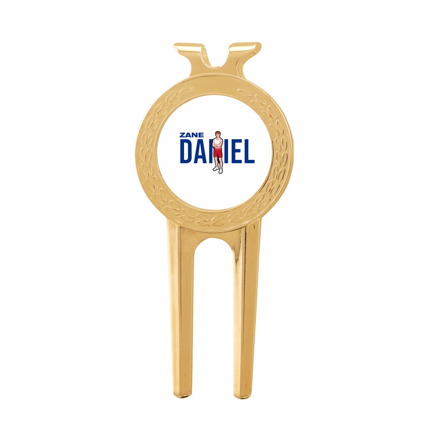 Divot Tool with Ball Marker — Player Name in Classic