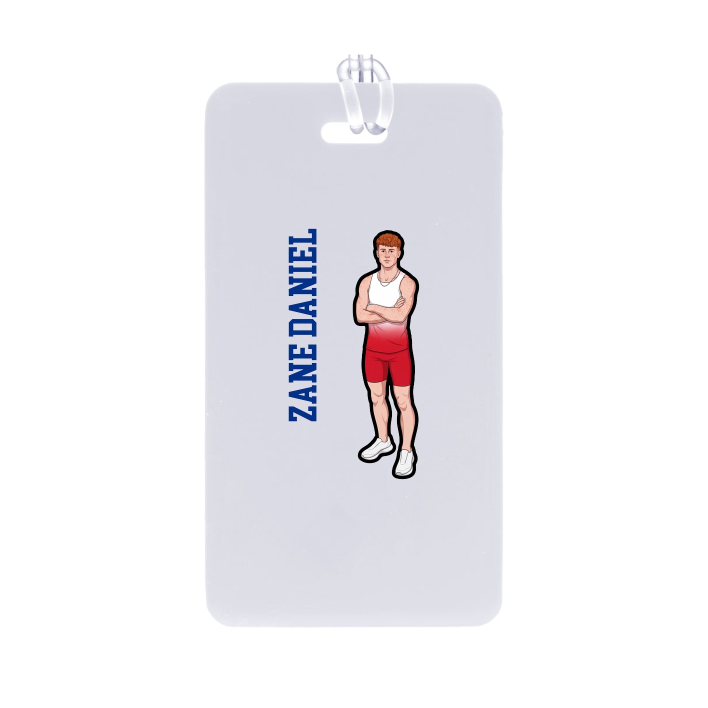 Bag Tag — Name Vertical in Classic