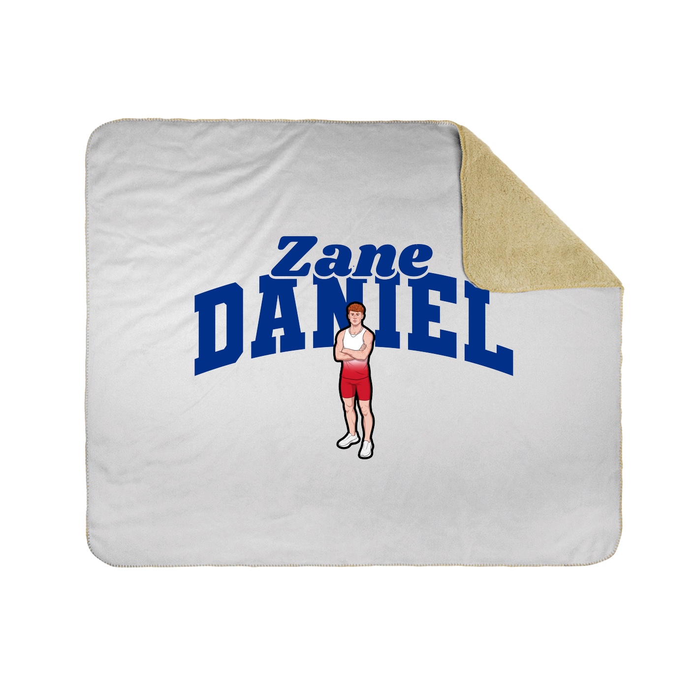 Throw Blanket — Signature Arch in White