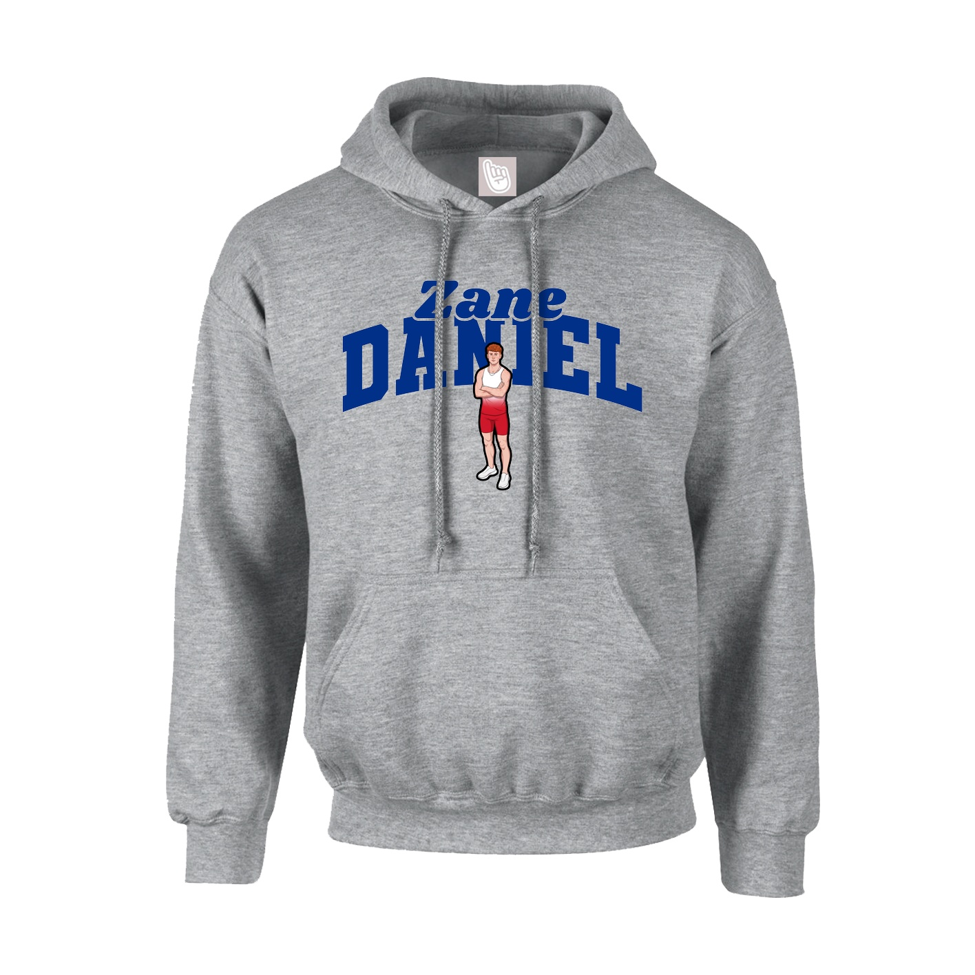 Hoodie — Signature Arch in Grey